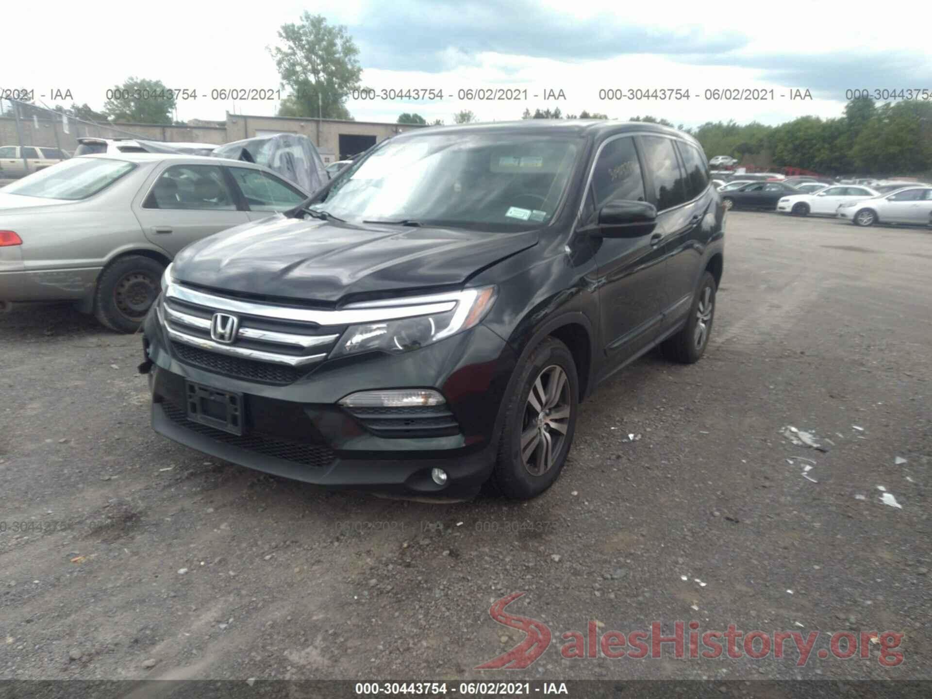 5FNYF6H58GB012784 2016 HONDA PILOT