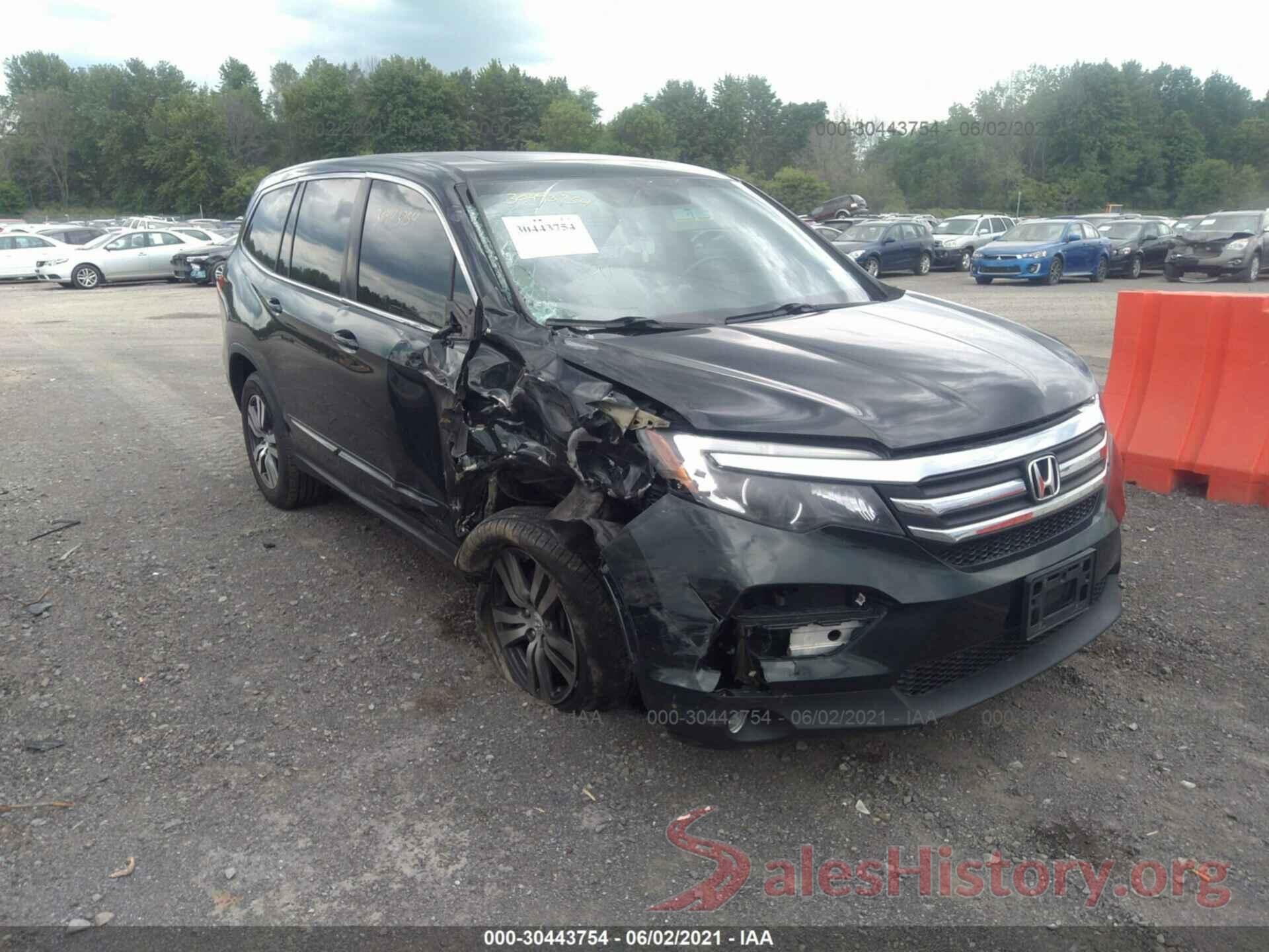 5FNYF6H58GB012784 2016 HONDA PILOT