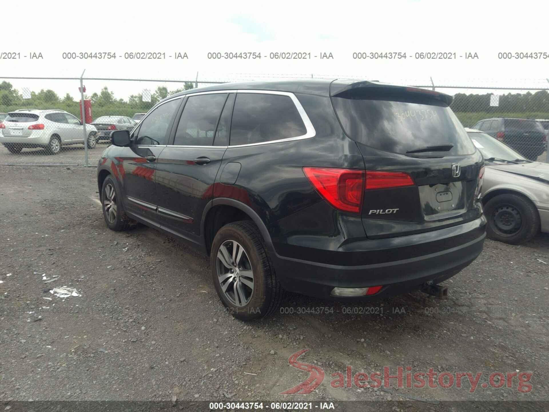 5FNYF6H58GB012784 2016 HONDA PILOT