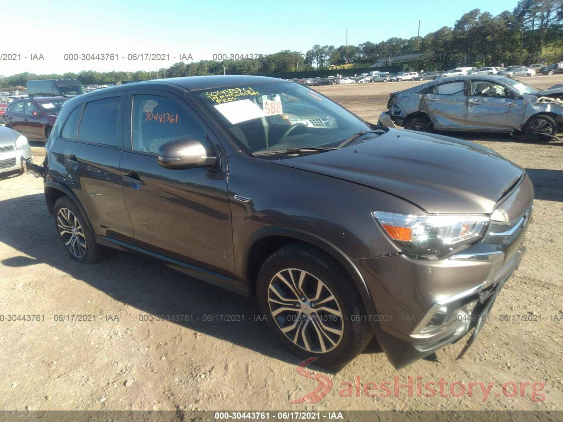 JA4AP3AU9KU019722 2019 MITSUBISHI OUTLANDER SPORT