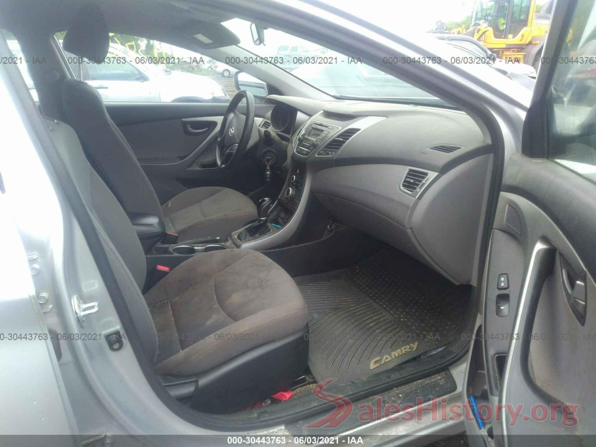 KMHDH4AE6GU588657 2016 HYUNDAI ELANTRA