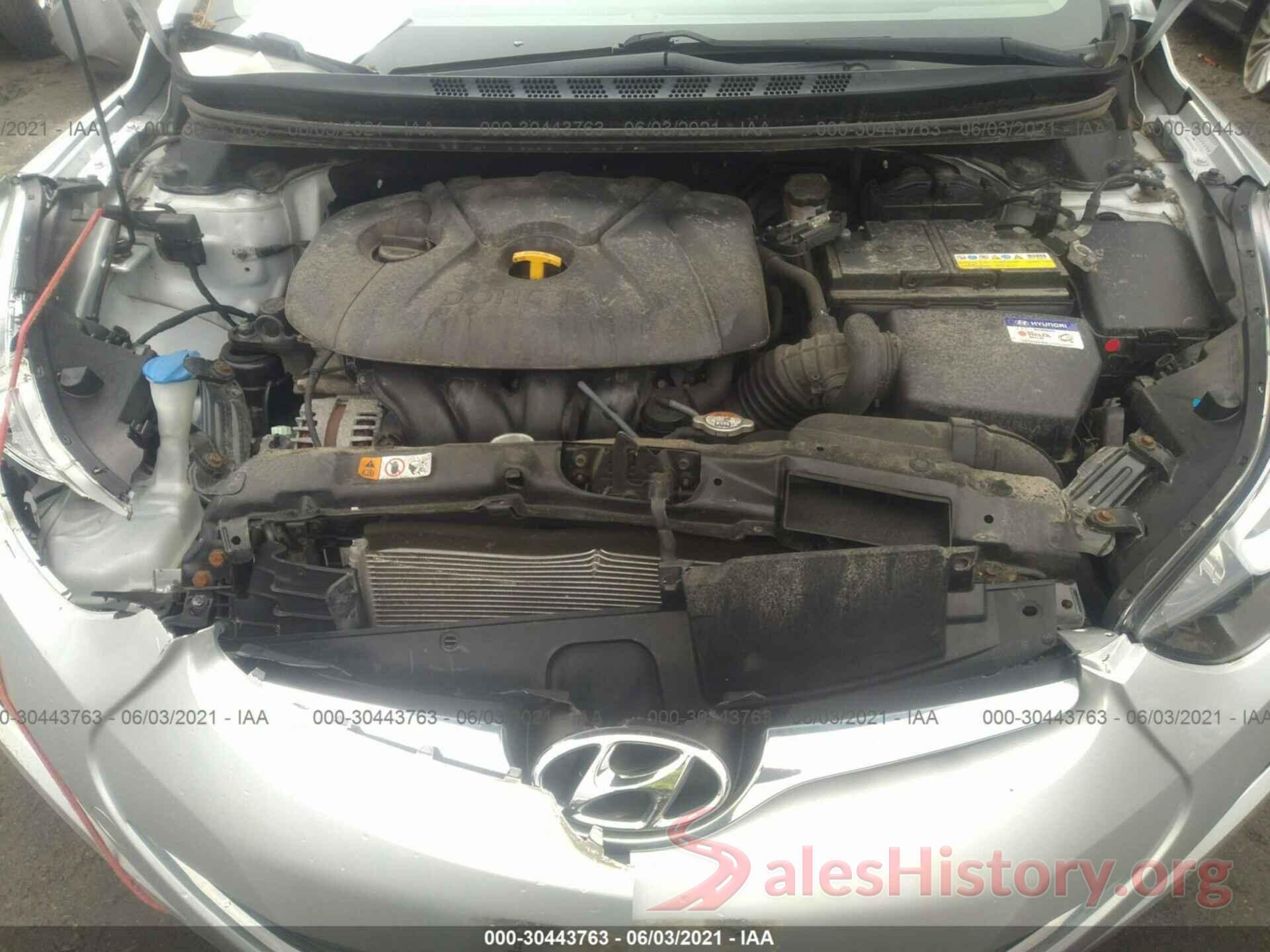 KMHDH4AE6GU588657 2016 HYUNDAI ELANTRA