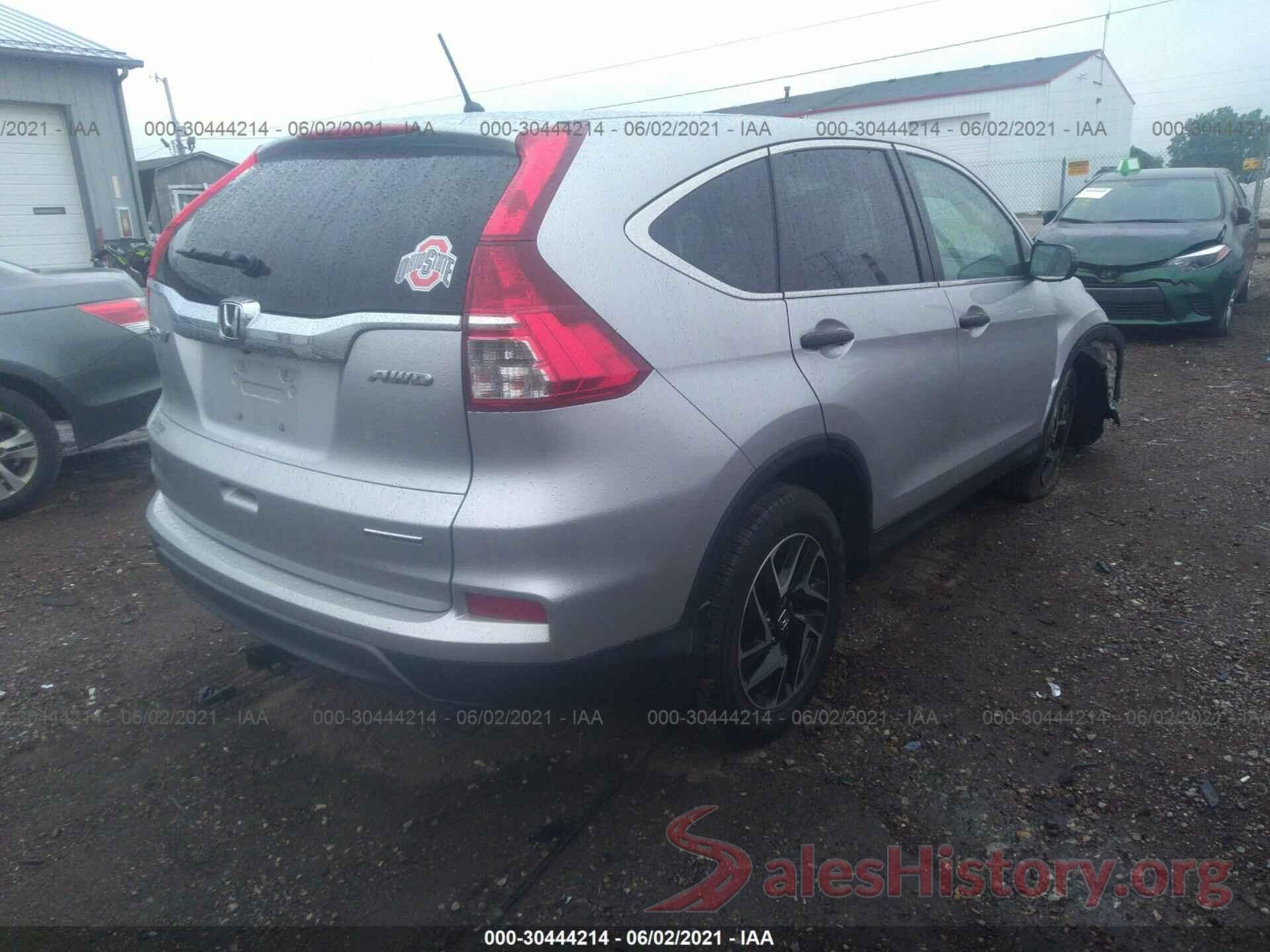 5J6RM4H47GL058670 2016 HONDA CR-V