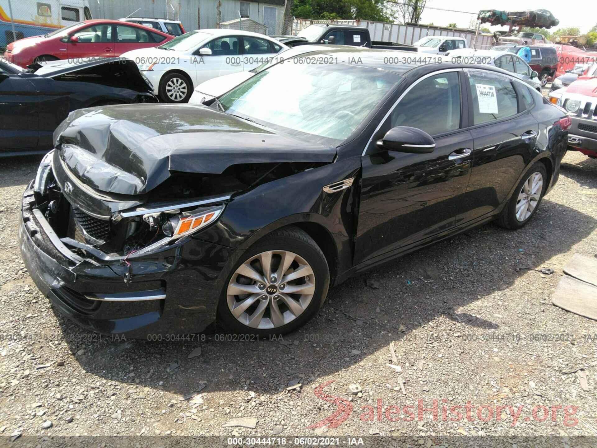 5XXGT4L39GG011817 2016 KIA OPTIMA