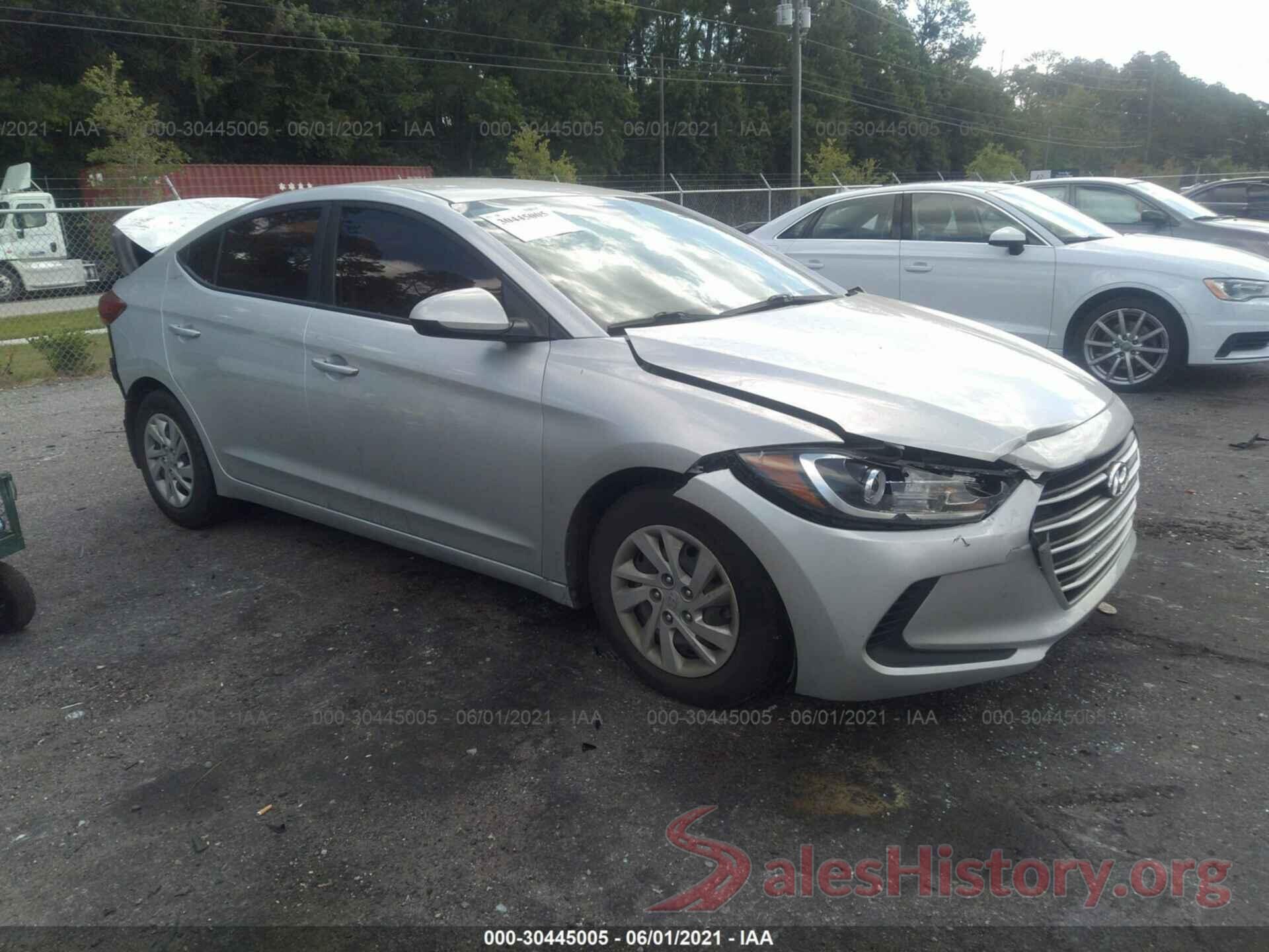 5NPD74LF2HH077178 2017 HYUNDAI ELANTRA