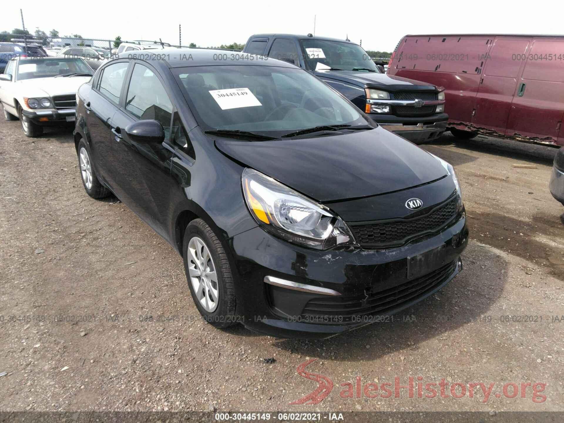 KNADM4A33H6051181 2017 KIA RIO