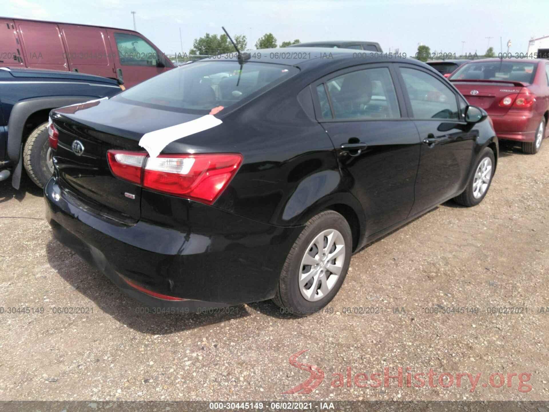 KNADM4A33H6051181 2017 KIA RIO