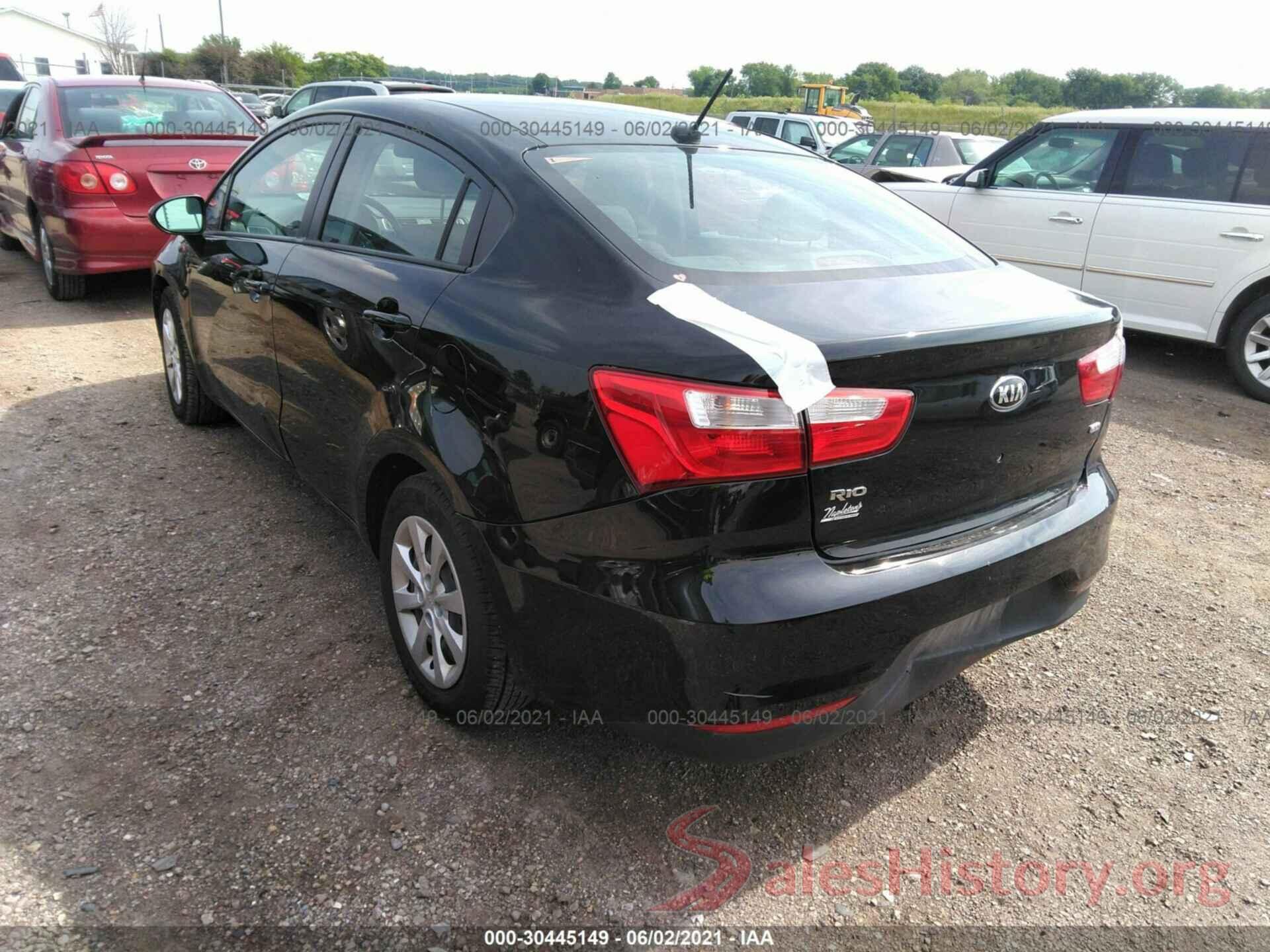 KNADM4A33H6051181 2017 KIA RIO