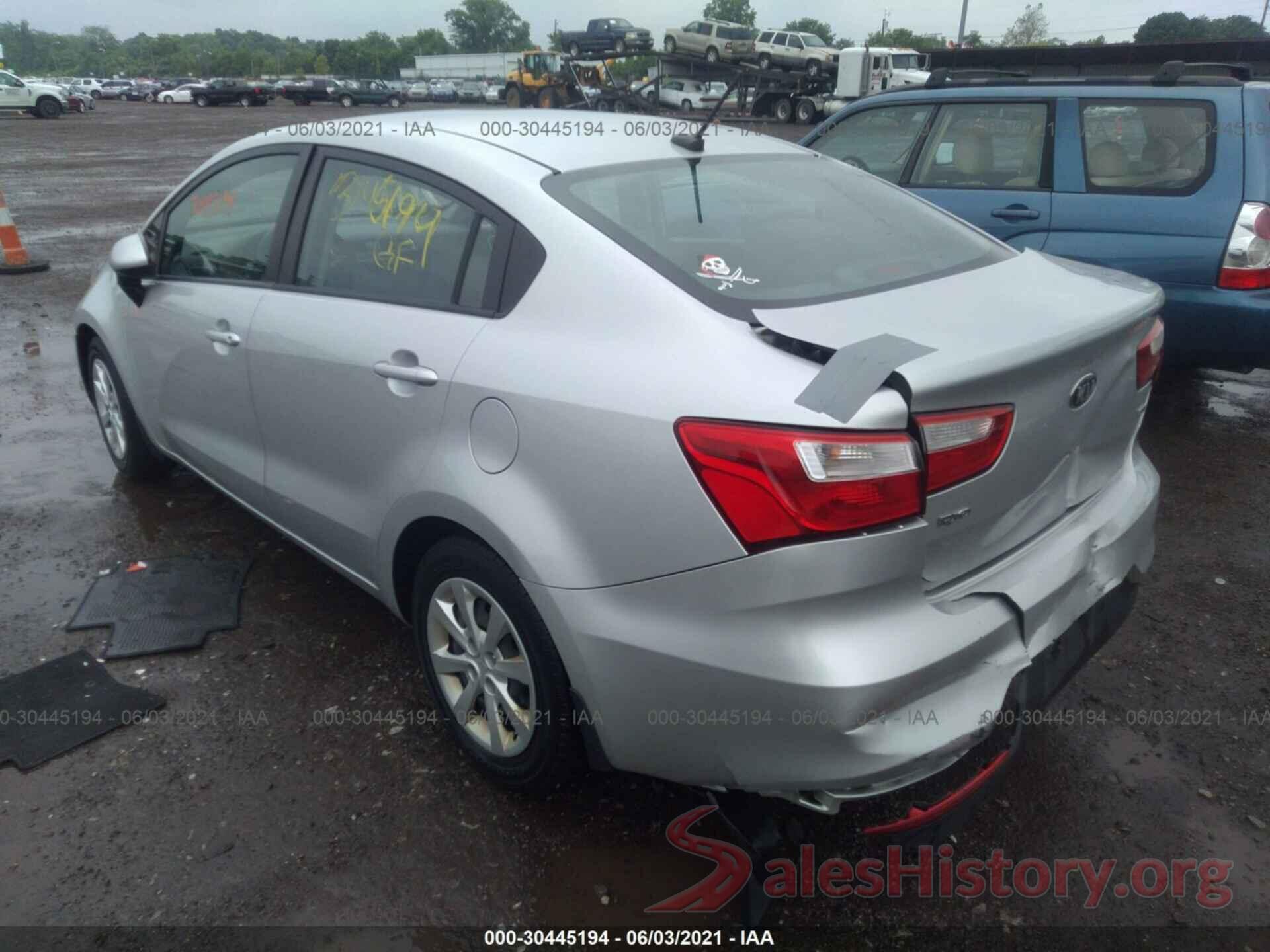 KNADM4A39G6599796 2016 KIA RIO