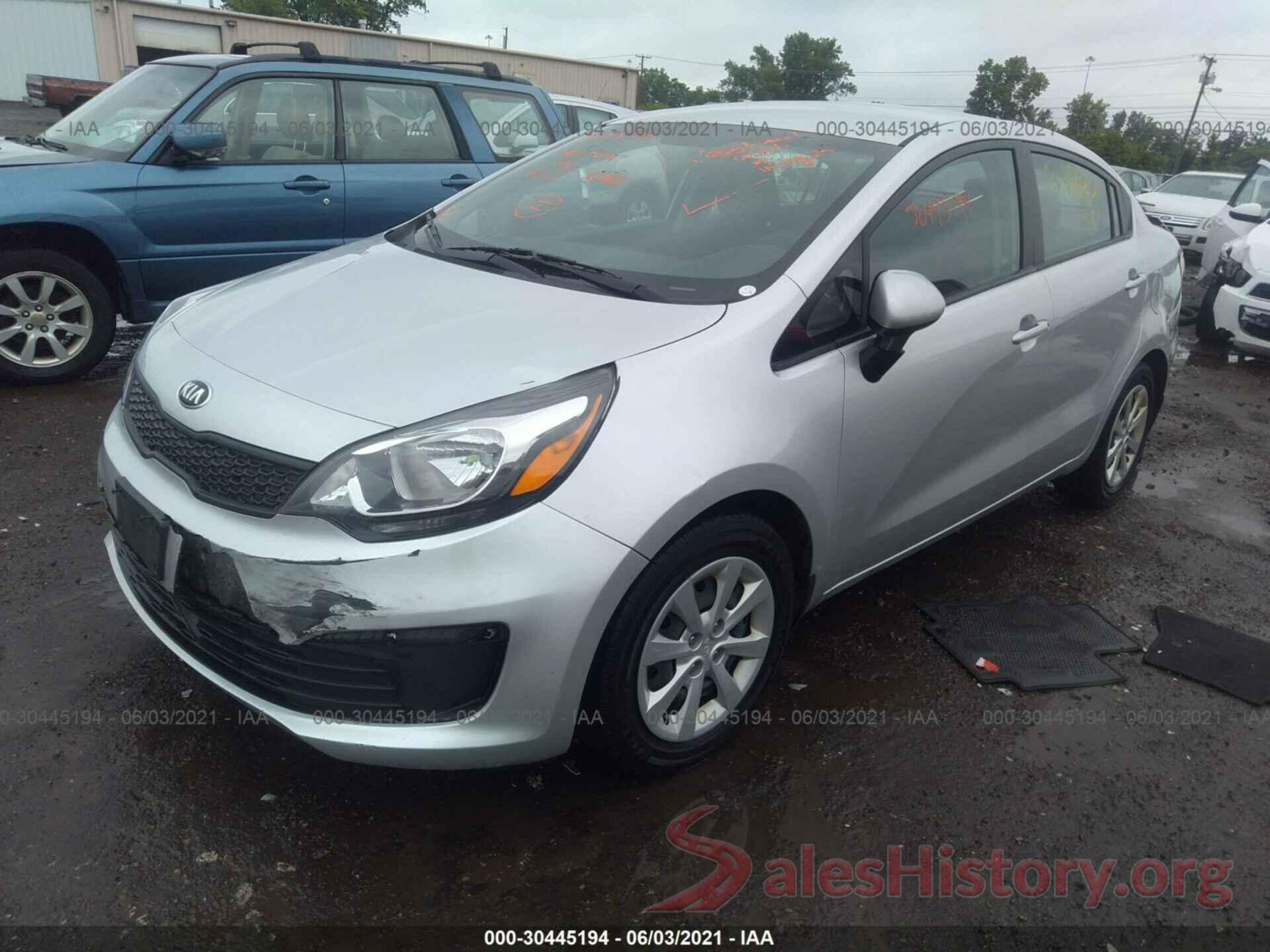 KNADM4A39G6599796 2016 KIA RIO