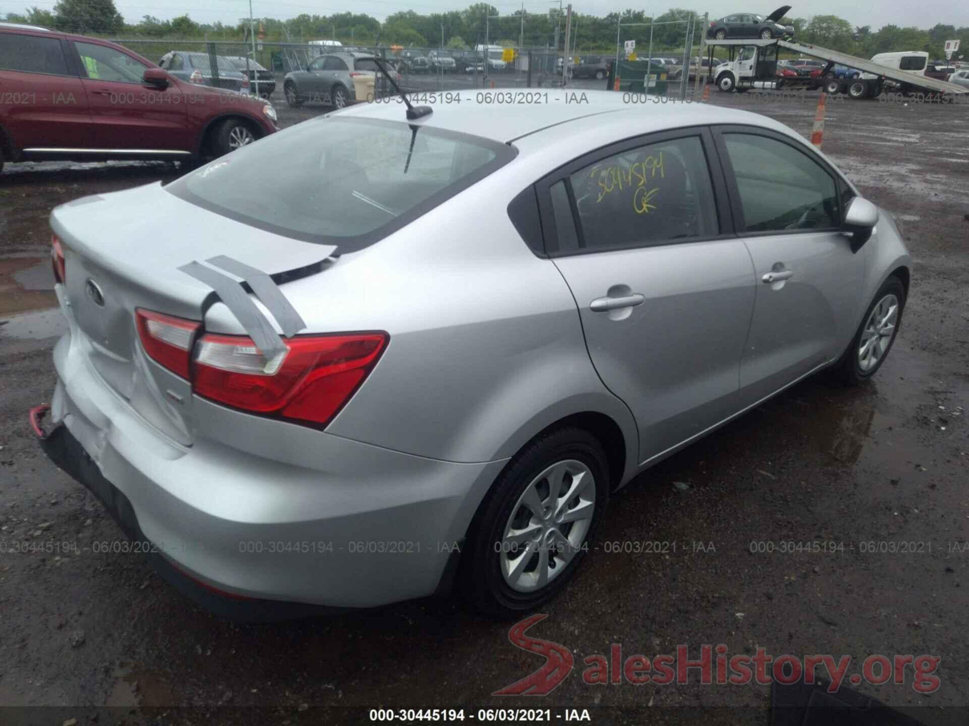 KNADM4A39G6599796 2016 KIA RIO