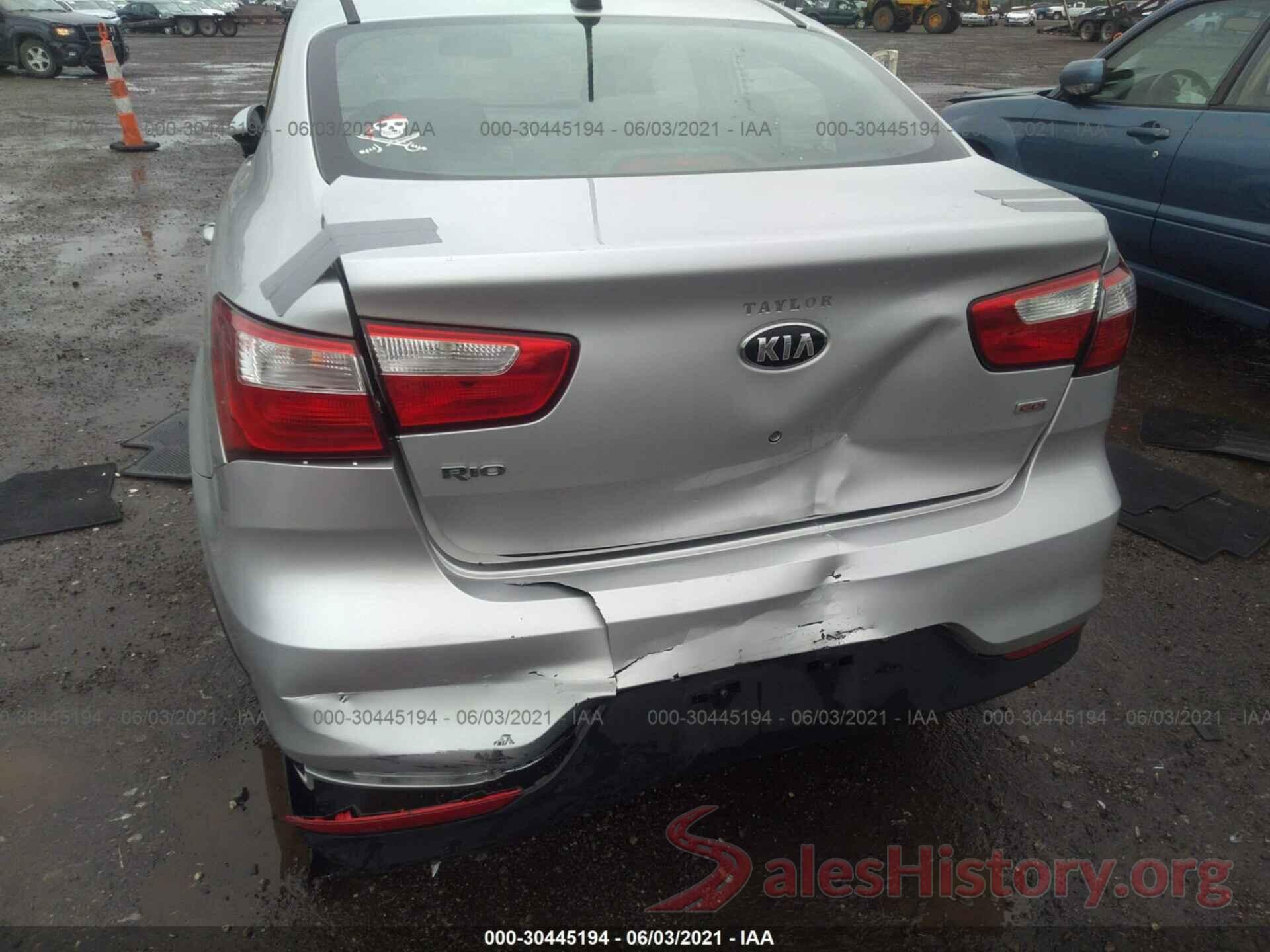 KNADM4A39G6599796 2016 KIA RIO