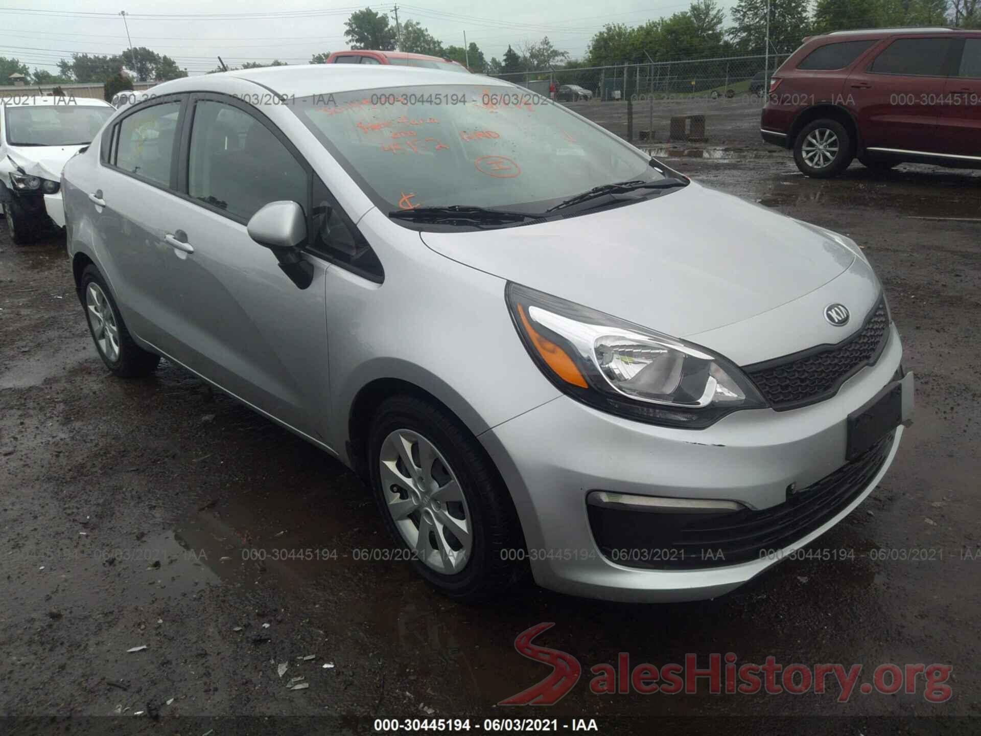 KNADM4A39G6599796 2016 KIA RIO