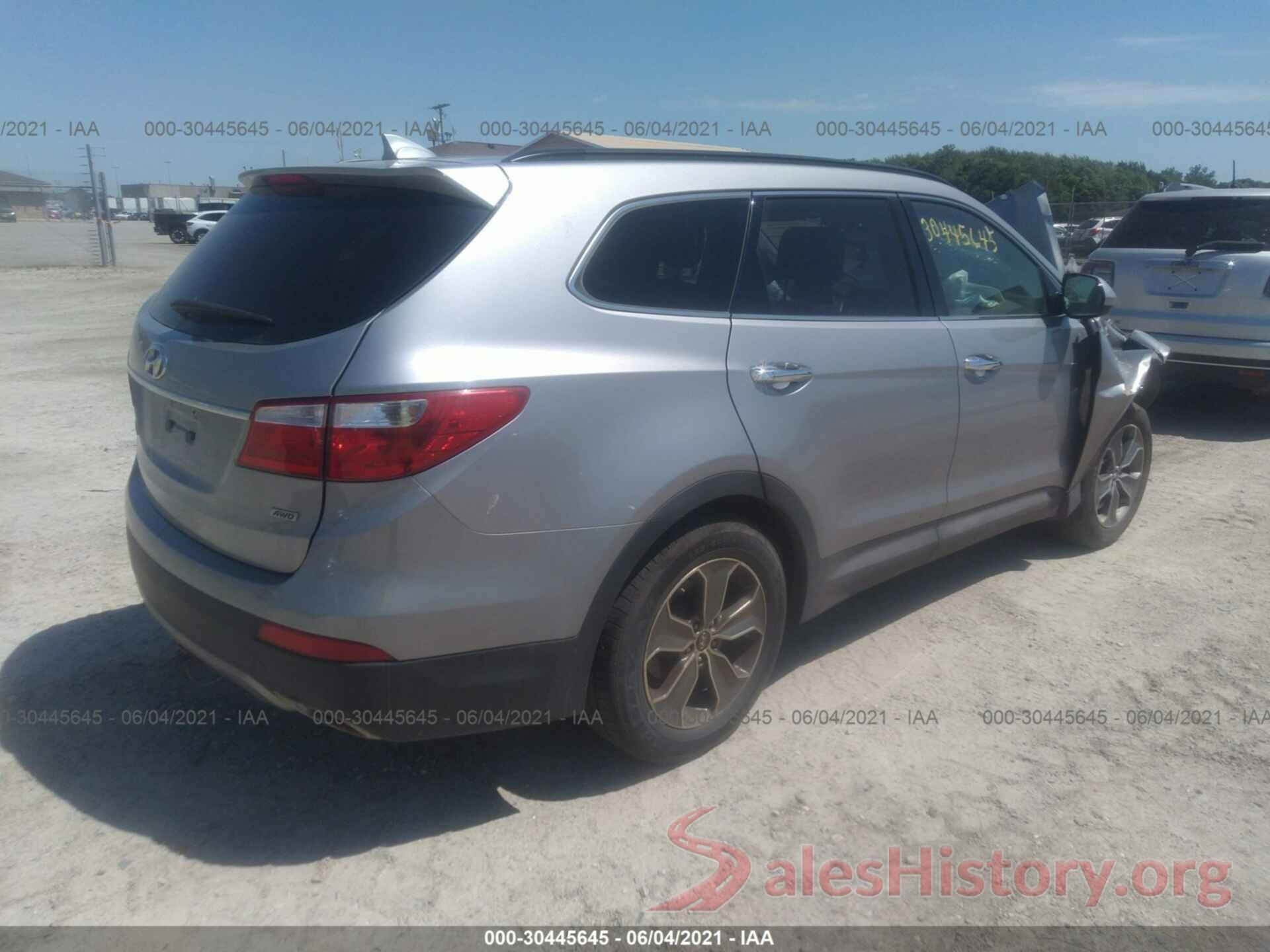 KM8SMDHF7GU161439 2016 HYUNDAI SANTA FE