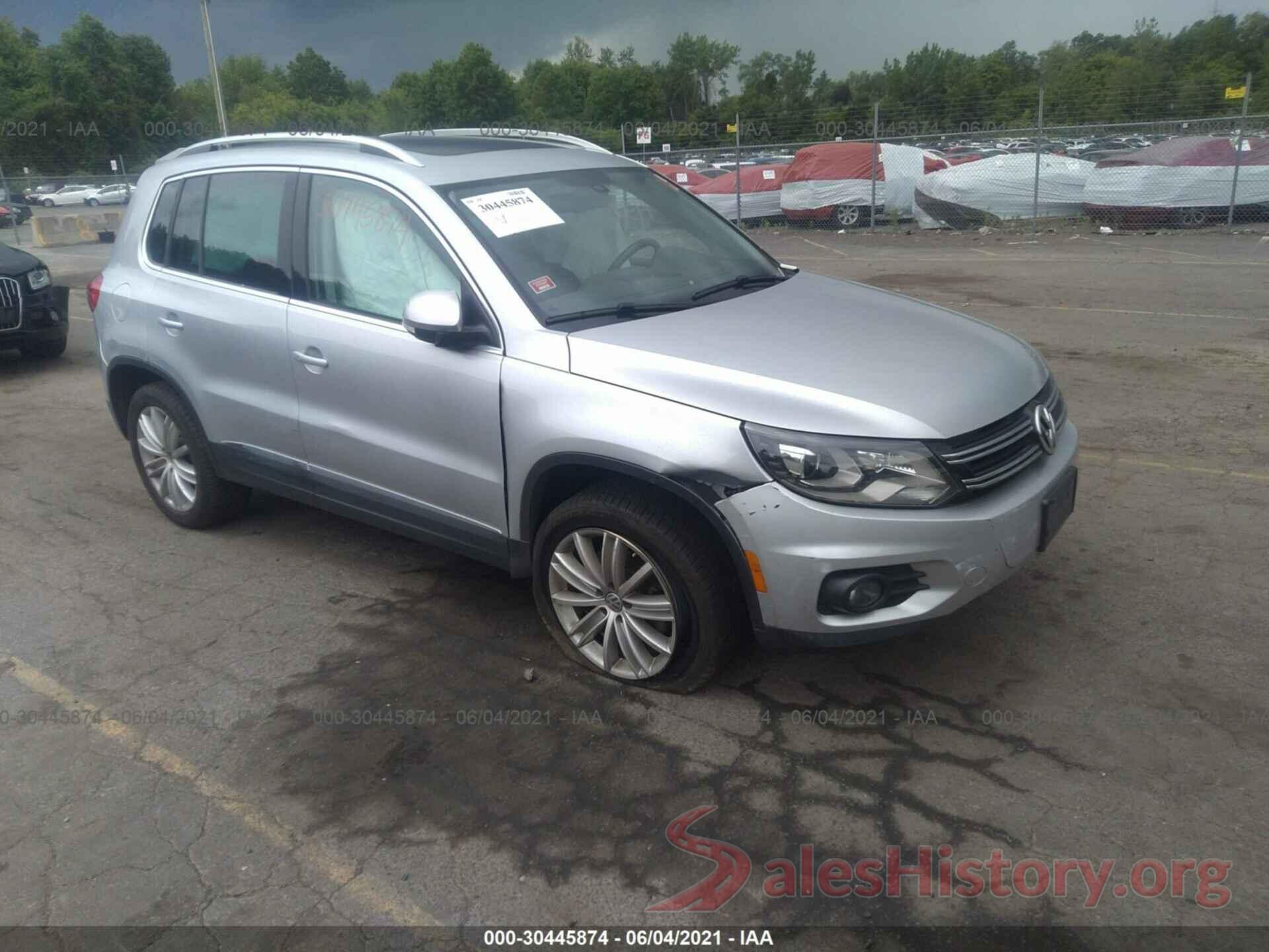 WVGBV7AX0GW536853 2016 VOLKSWAGEN TIGUAN