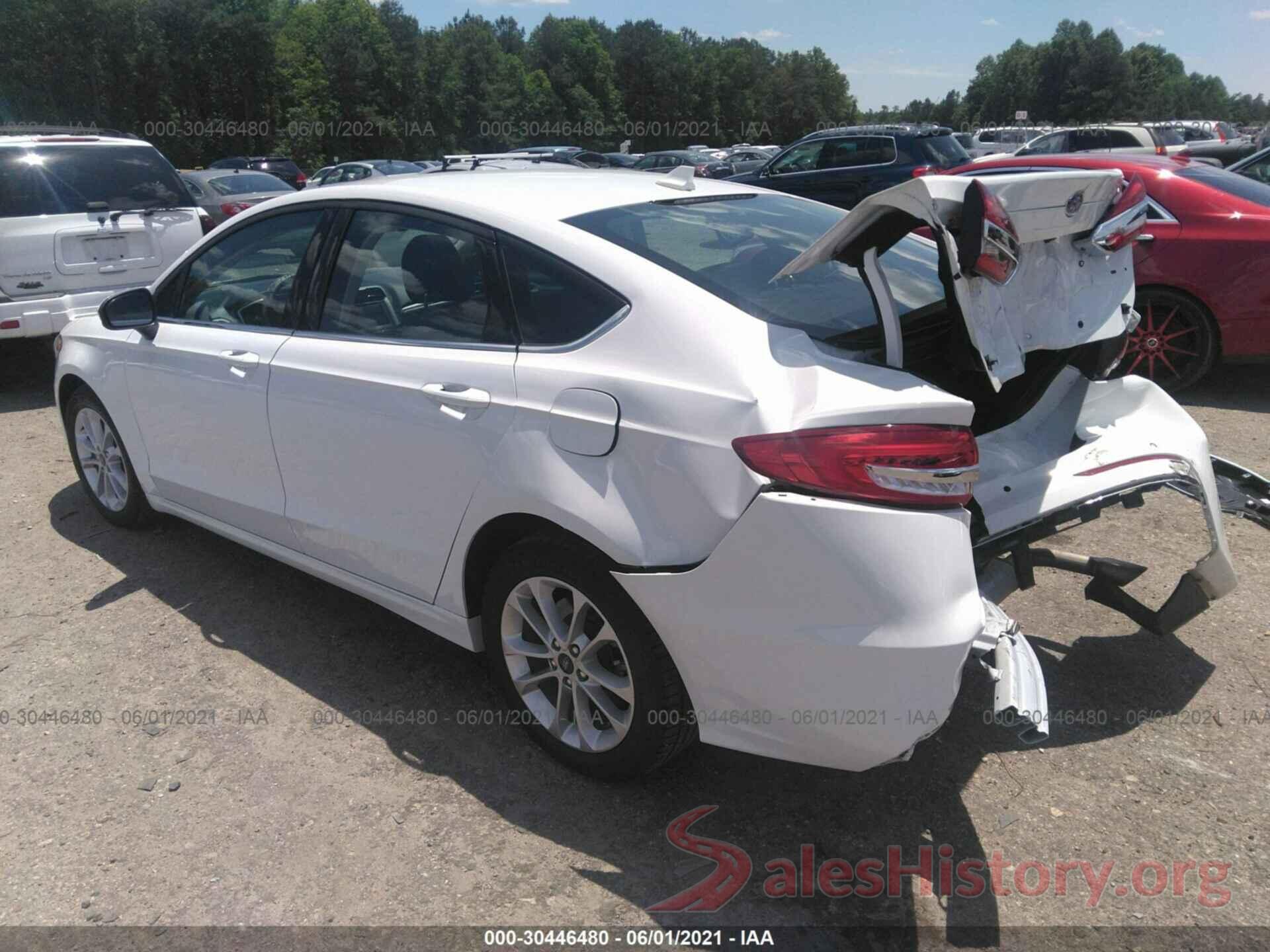 3FA6P0HD7LR159587 2020 FORD FUSION