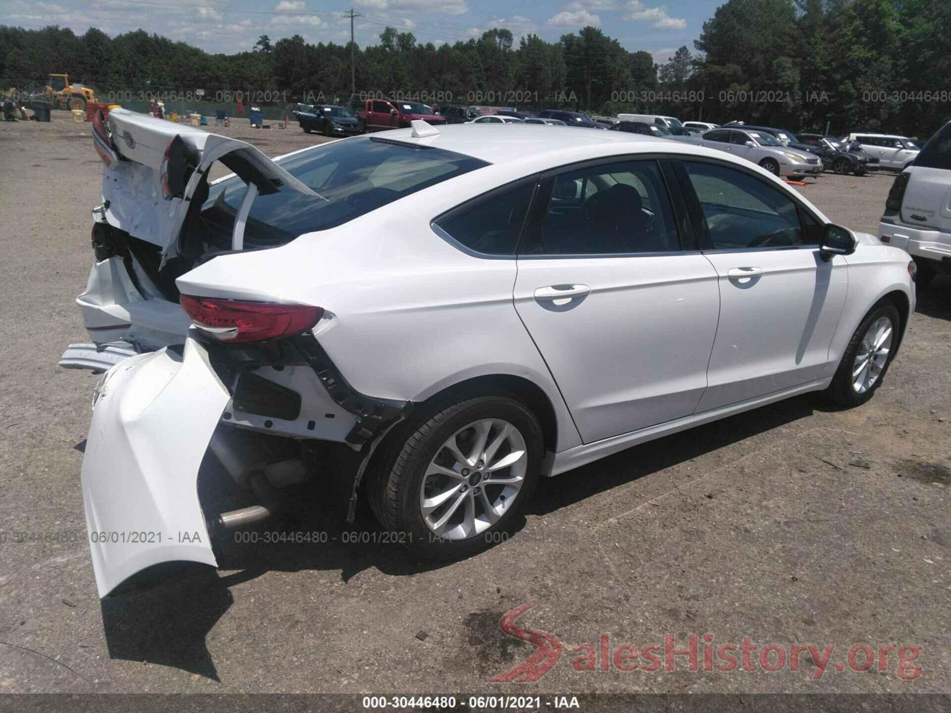 3FA6P0HD7LR159587 2020 FORD FUSION