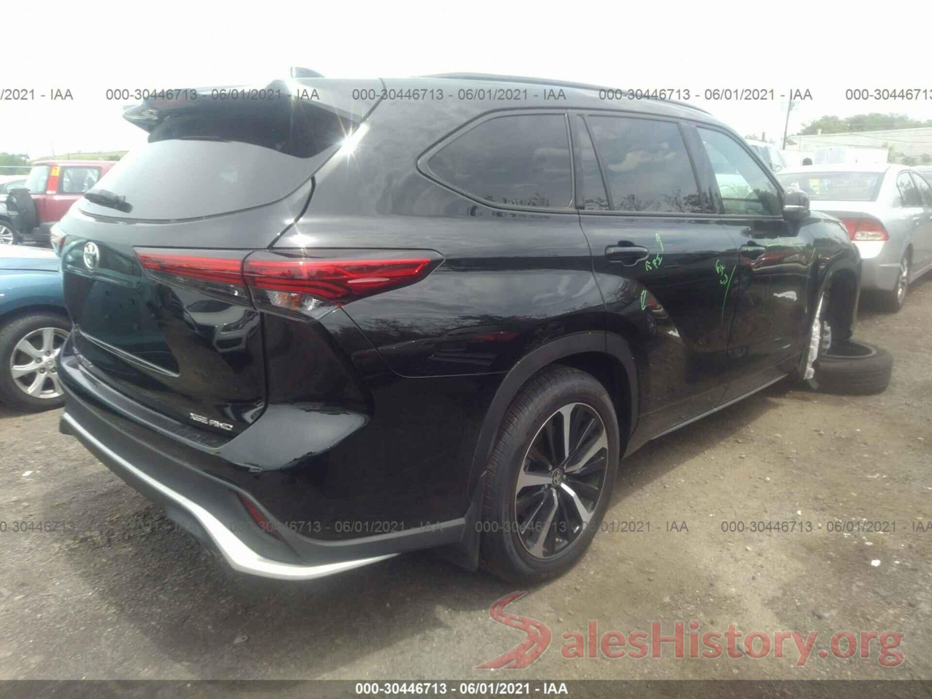 5TDLZRBH6MS096438 2021 TOYOTA HIGHLANDER