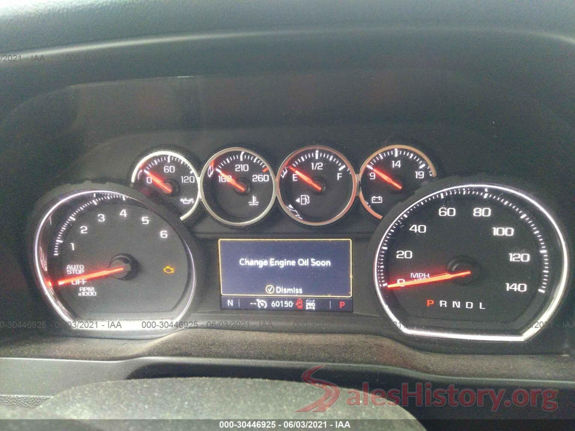 3GCPYFEDXKG126385 2019 CHEVROLET SILVERADO 1500