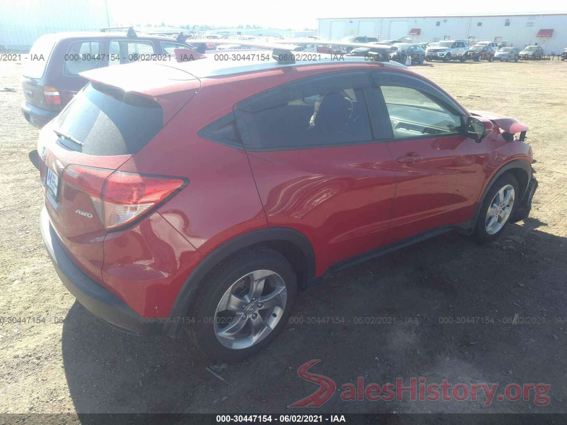 3CZRU6H71GM709831 2016 HONDA HR-V