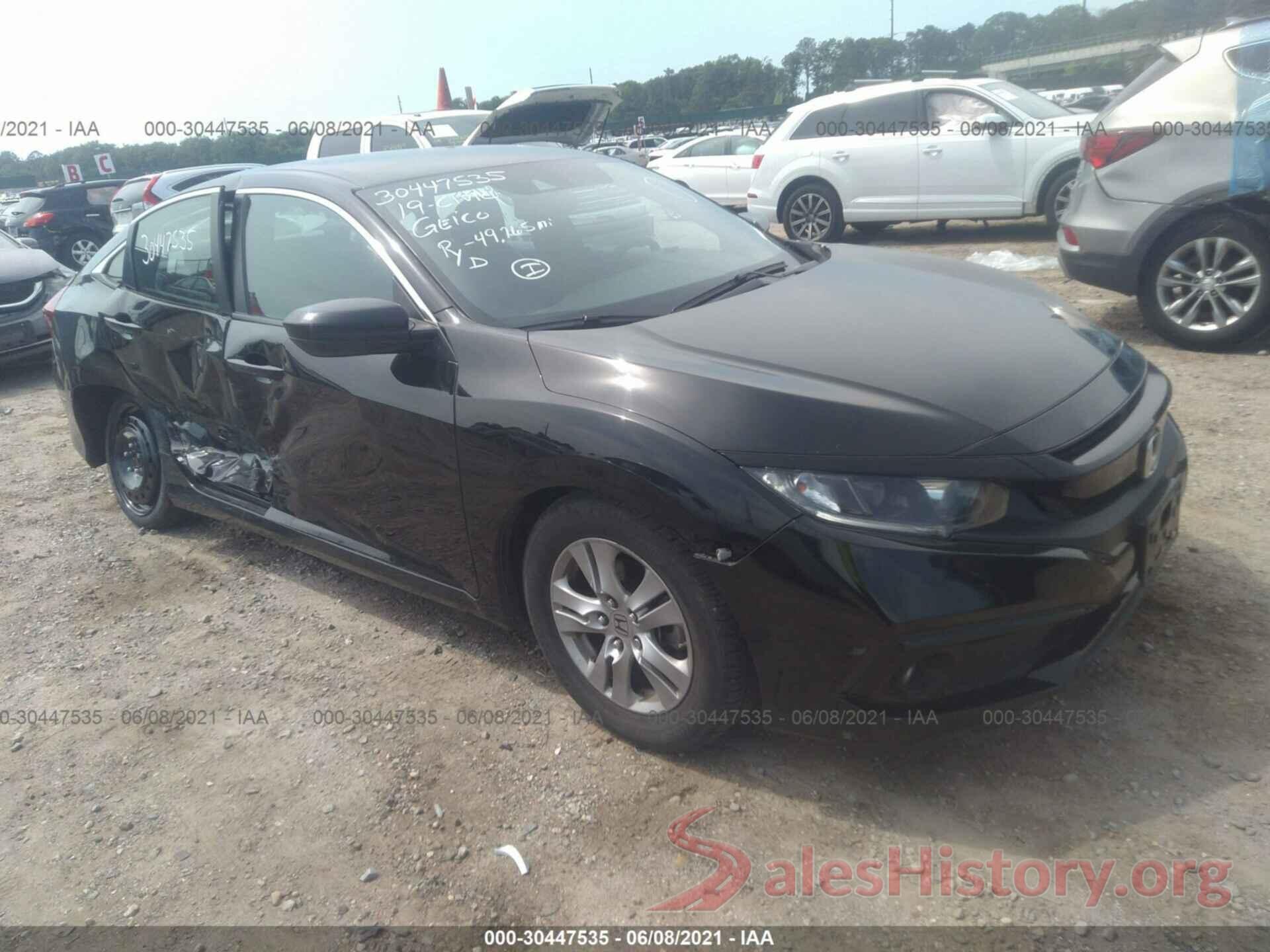 2HGFC2F82KH539200 2019 HONDA CIVIC SEDAN