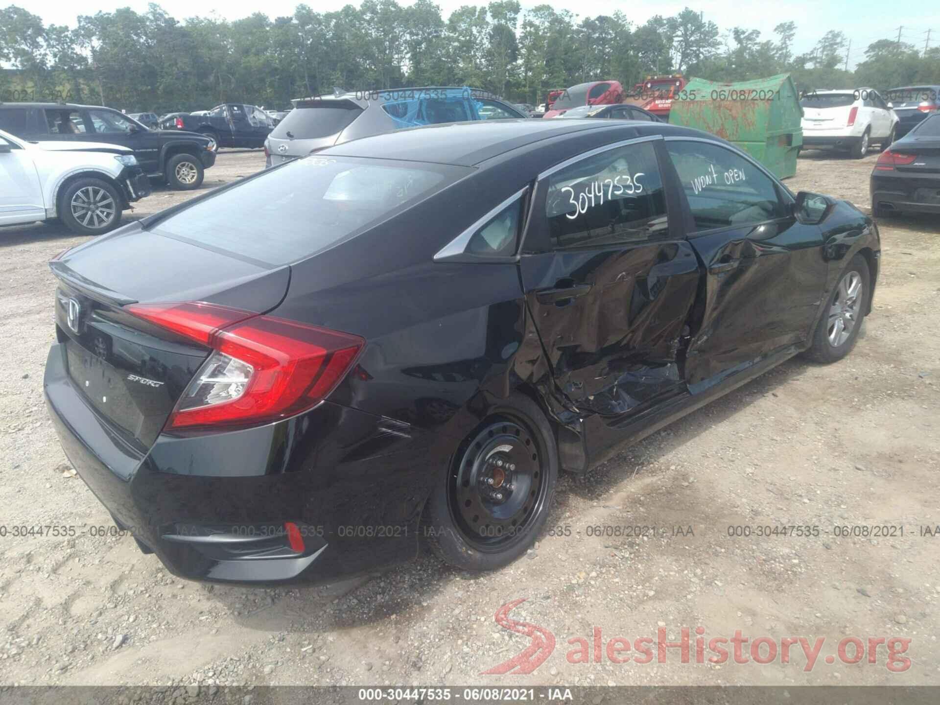 2HGFC2F82KH539200 2019 HONDA CIVIC SEDAN