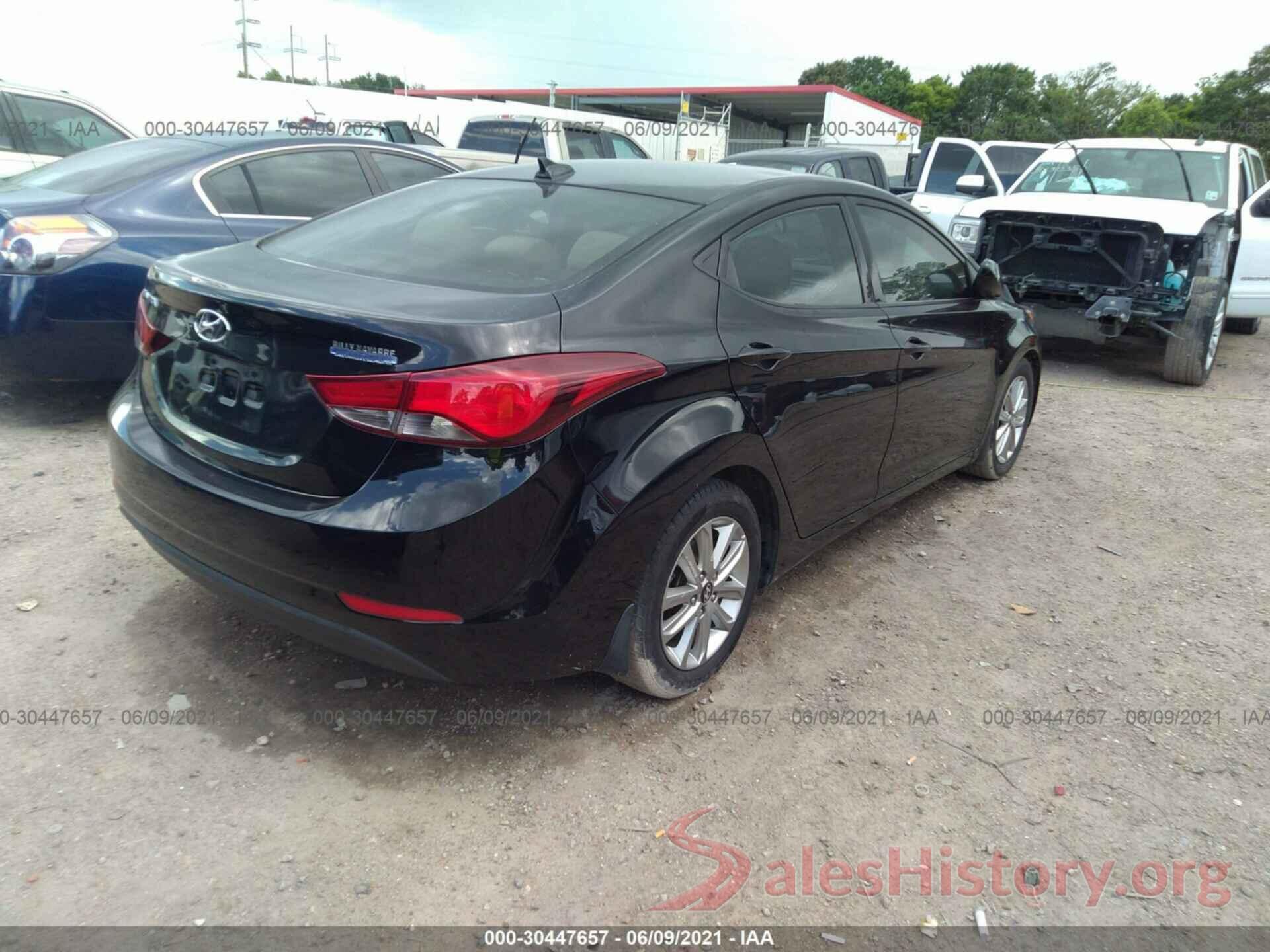 5NPDH4AE7GH728908 2016 HYUNDAI ELANTRA