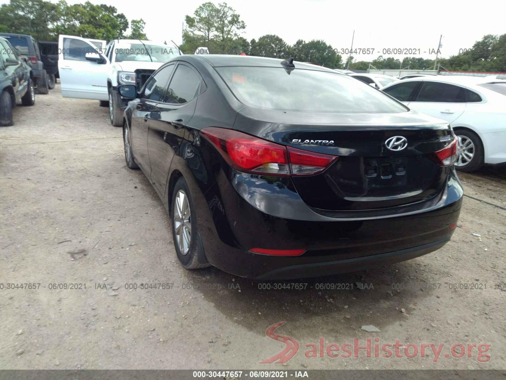 5NPDH4AE7GH728908 2016 HYUNDAI ELANTRA