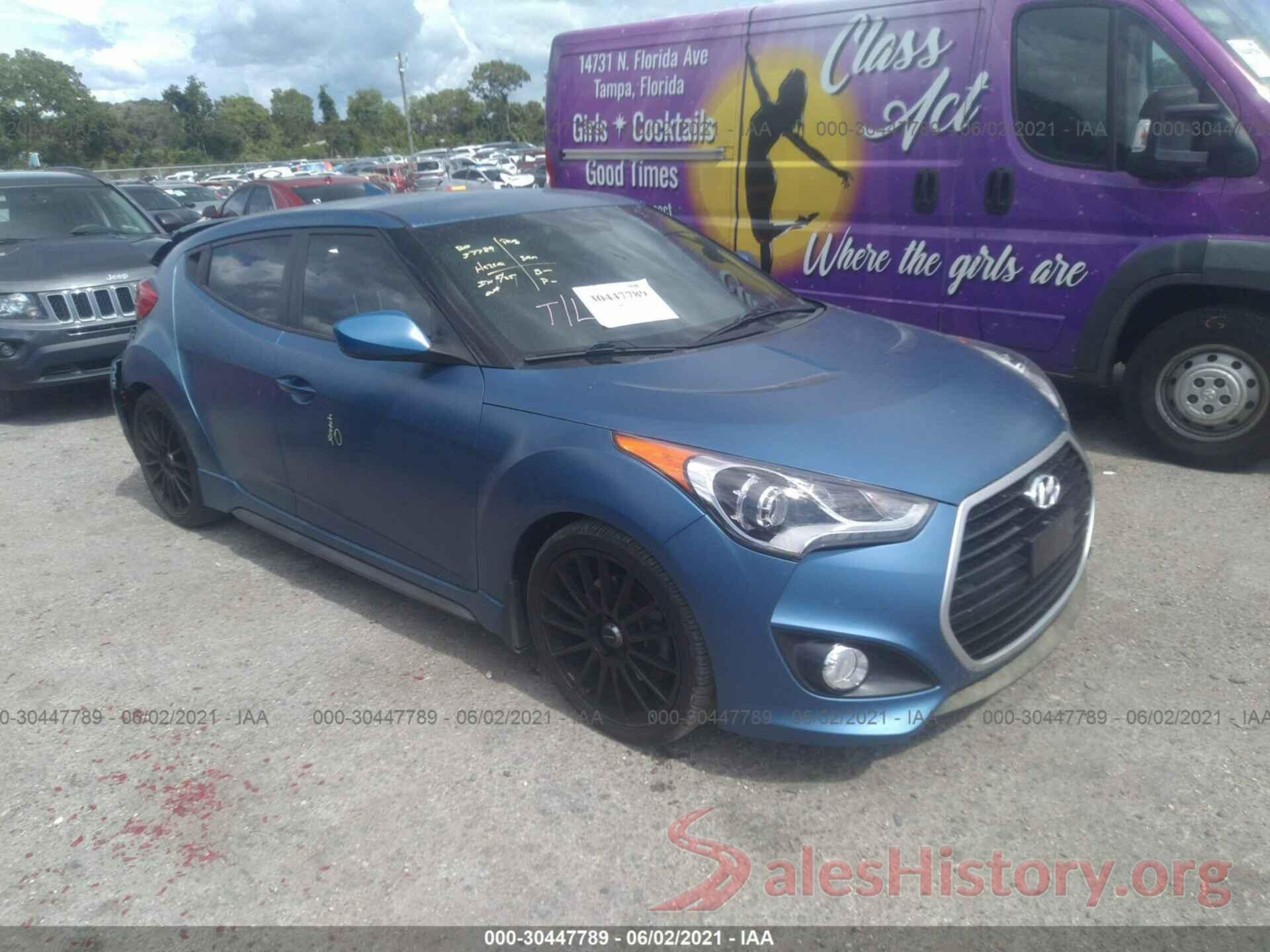 KMHTC6AE7GU264008 2016 HYUNDAI VELOSTER