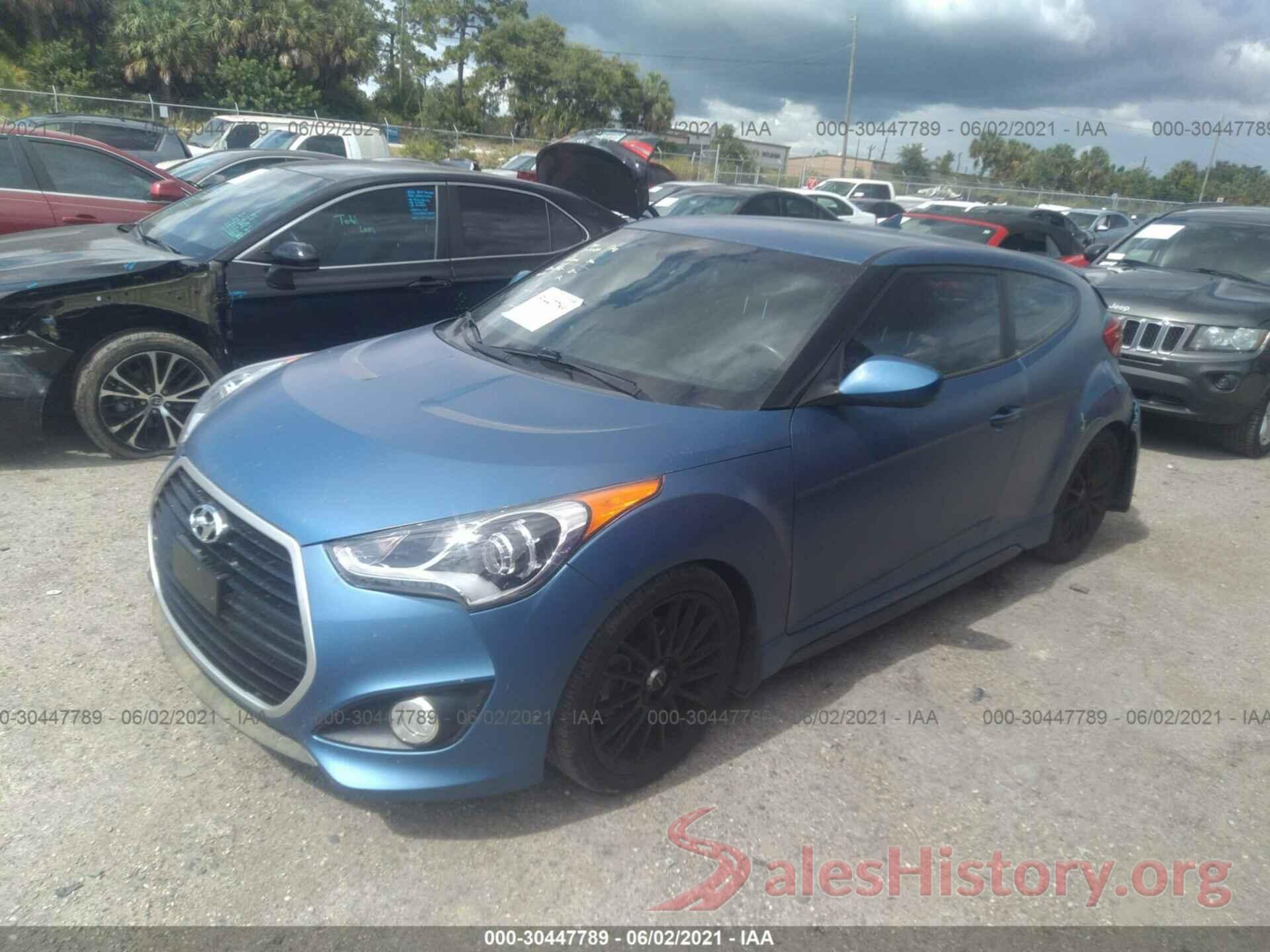 KMHTC6AE7GU264008 2016 HYUNDAI VELOSTER