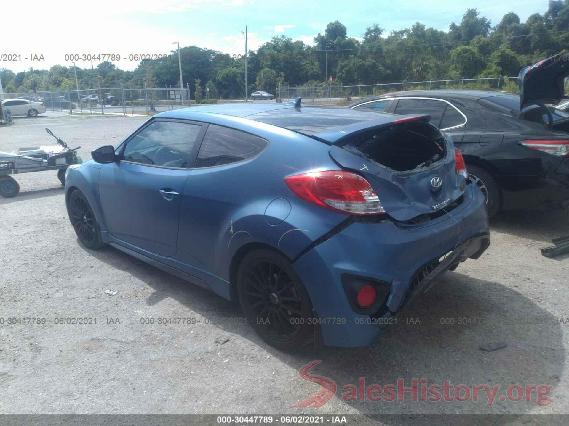 KMHTC6AE7GU264008 2016 HYUNDAI VELOSTER