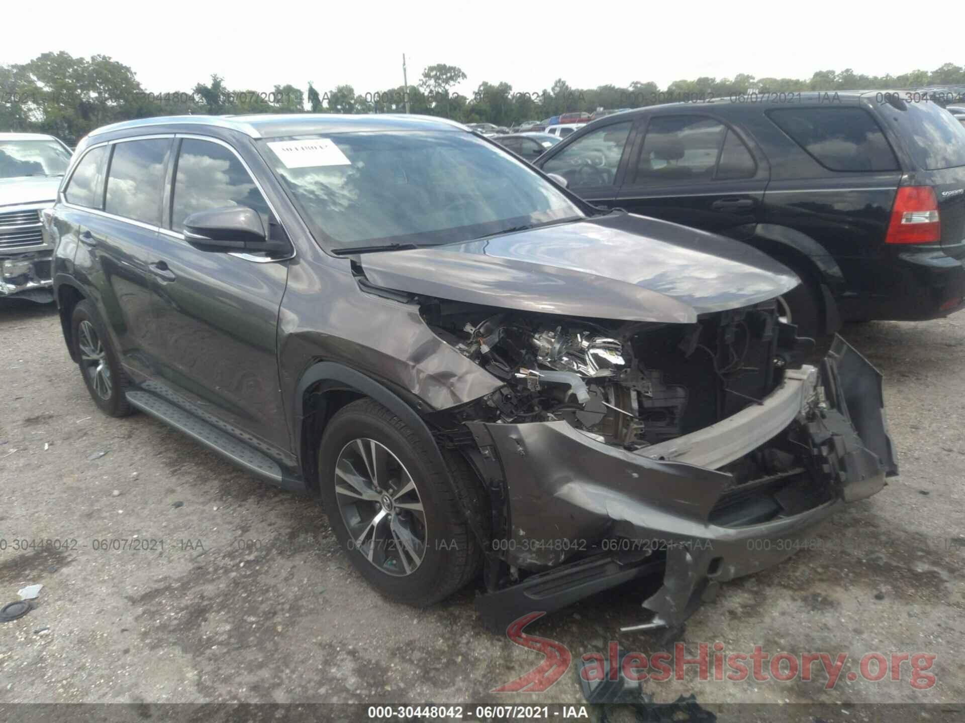 5TDKKRFHXGS503210 2016 TOYOTA HIGHLANDER