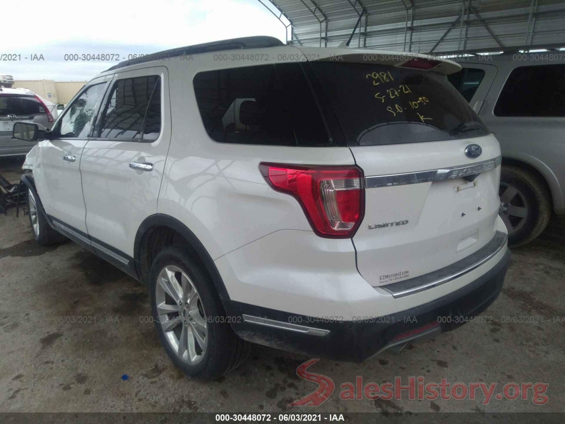 1FM5K7F80JGB62981 2018 FORD EXPLORER