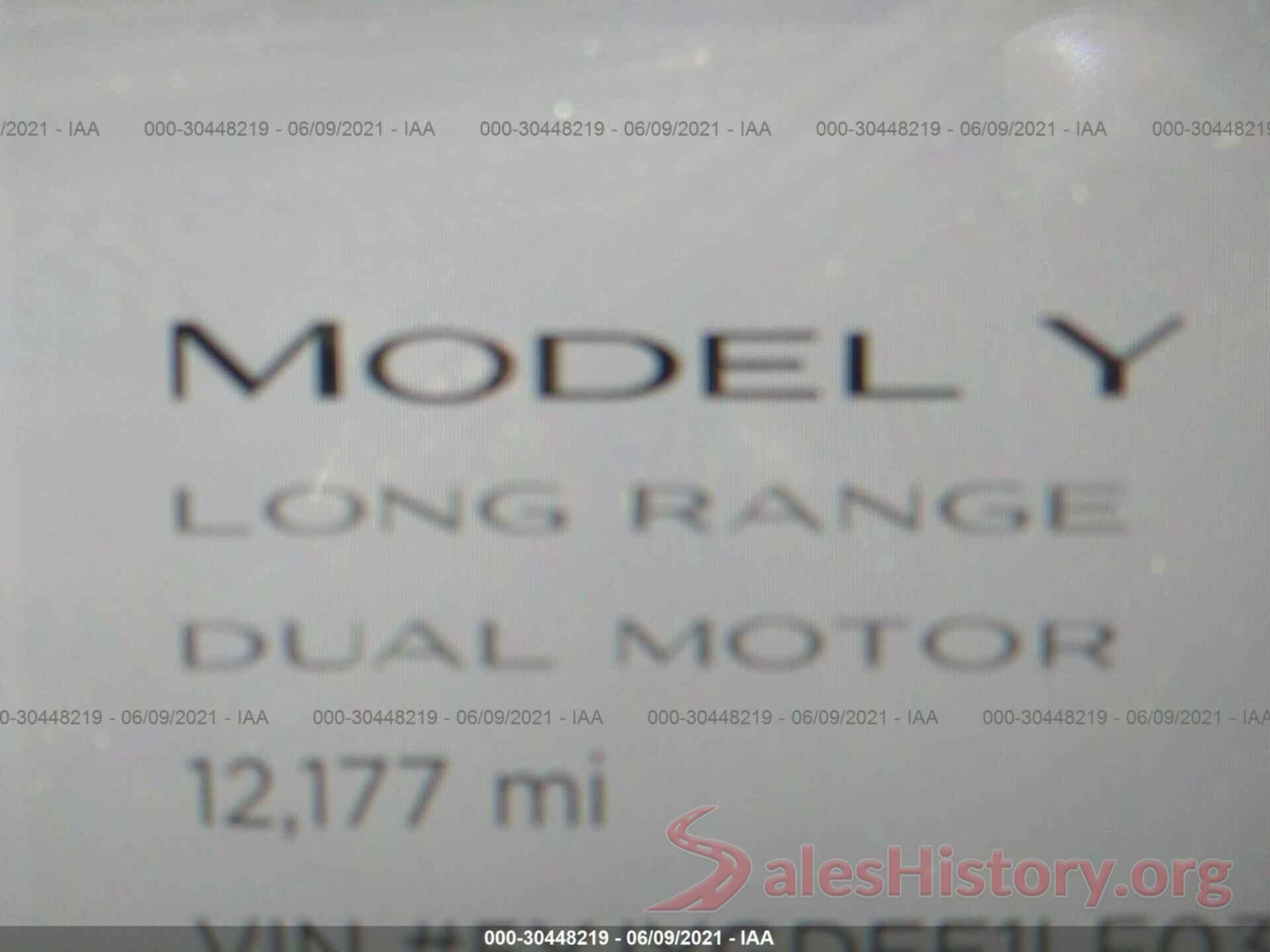 5YJYGDEE1LF031595 2020 TESLA MODEL Y