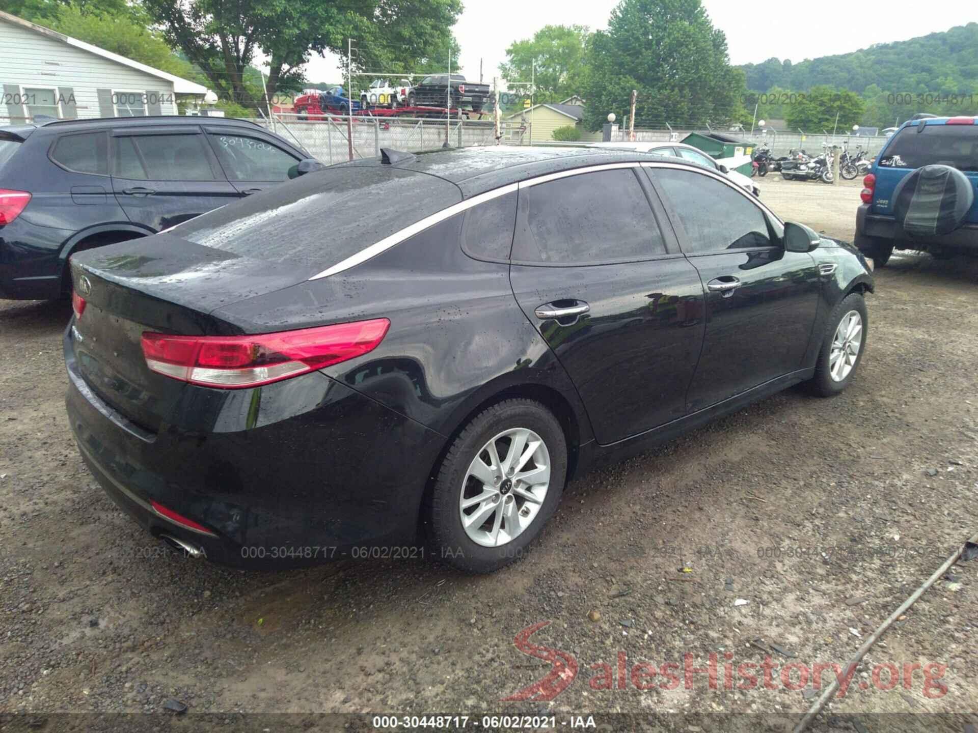 5XXGT4L37GG112452 2016 KIA OPTIMA