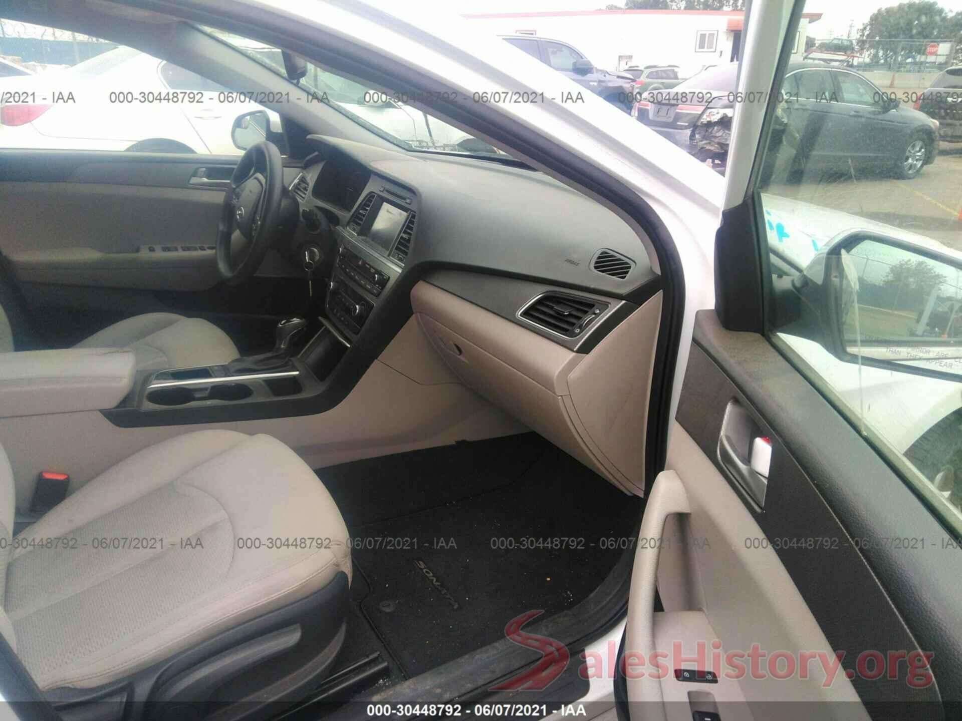 5NPE24AF0GH266013 2016 HYUNDAI SONATA