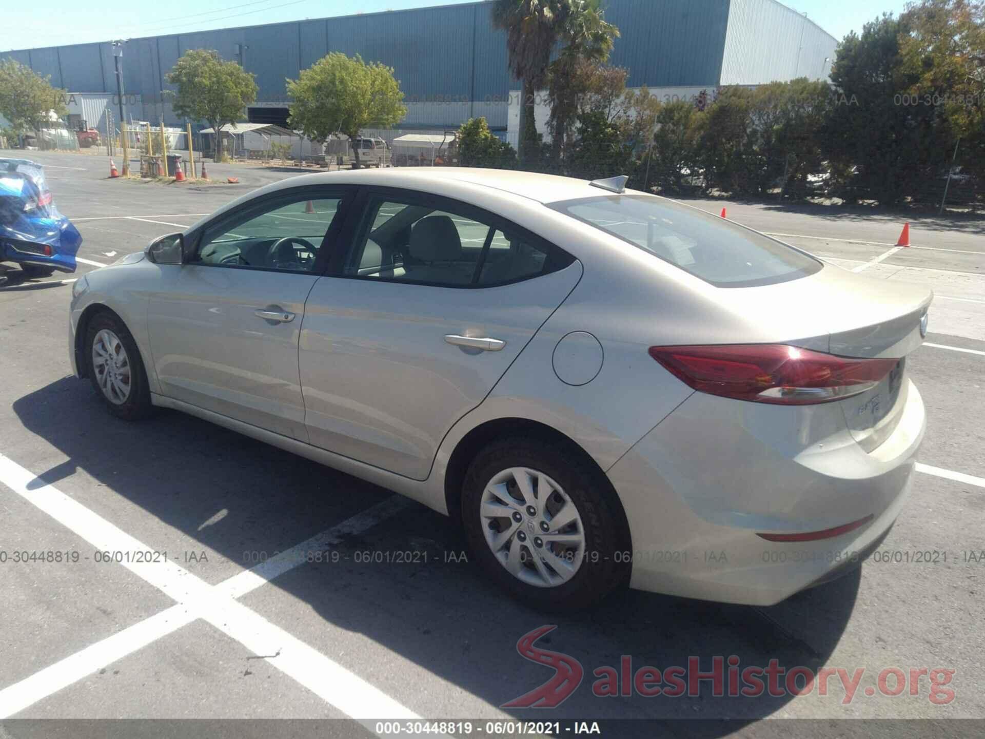 5NPD74LF8HH090226 2017 HYUNDAI ELANTRA