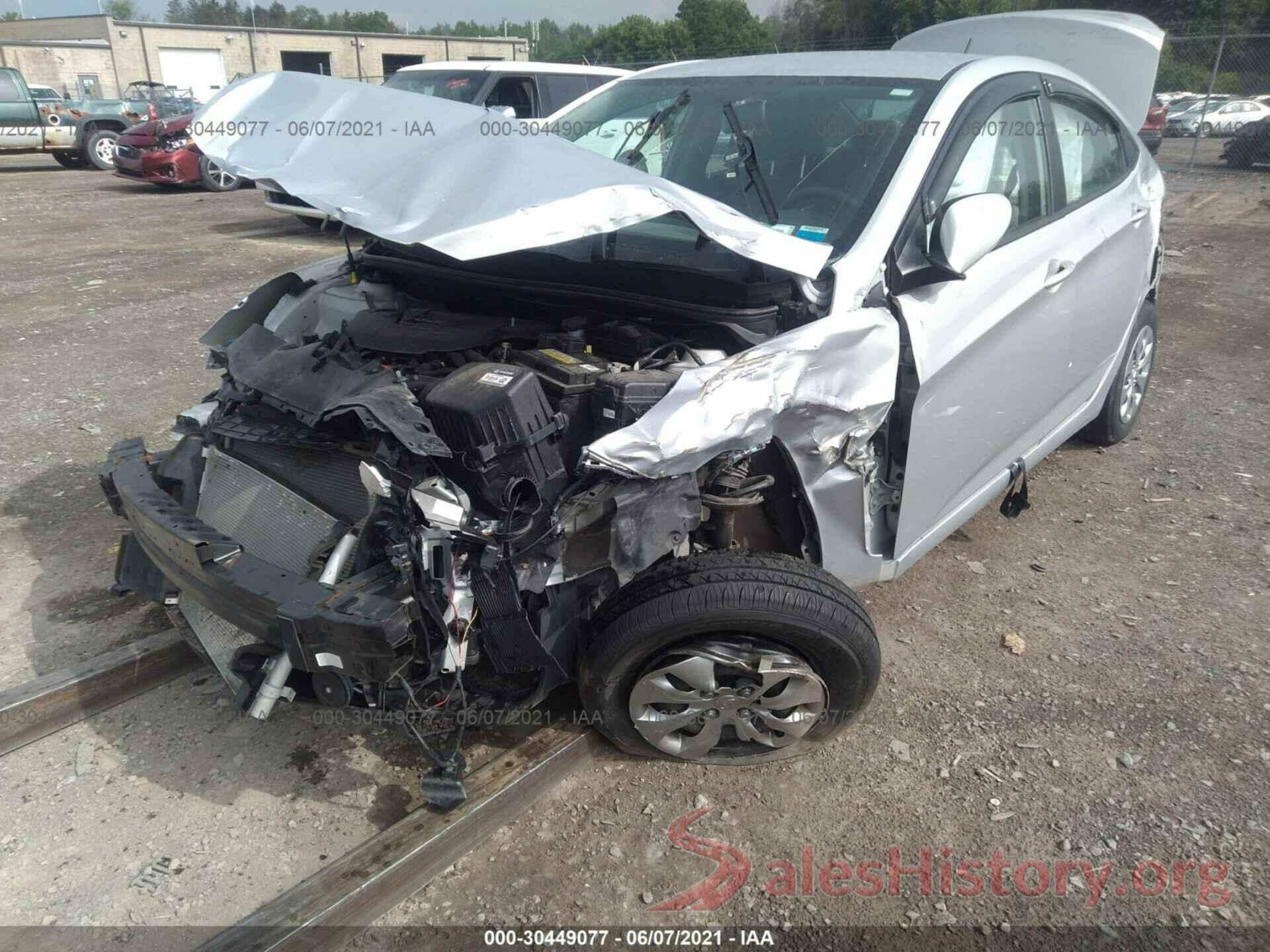 KMHCT4AEXHU188743 2017 HYUNDAI ACCENT