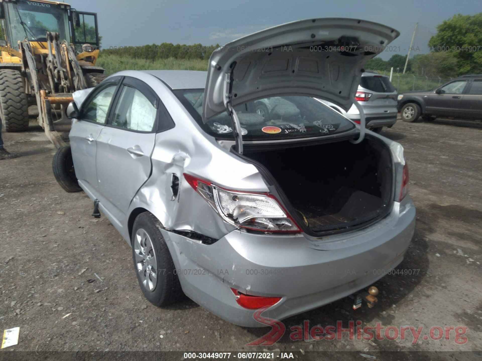 KMHCT4AEXHU188743 2017 HYUNDAI ACCENT