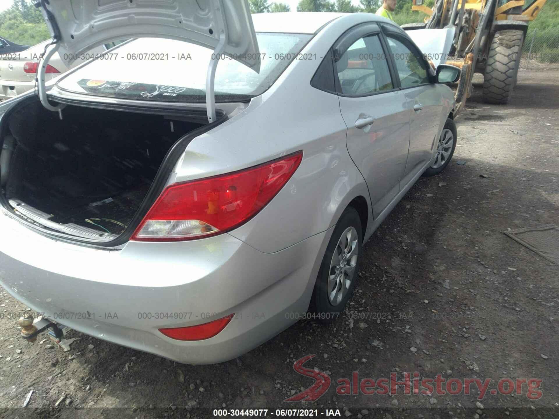 KMHCT4AEXHU188743 2017 HYUNDAI ACCENT