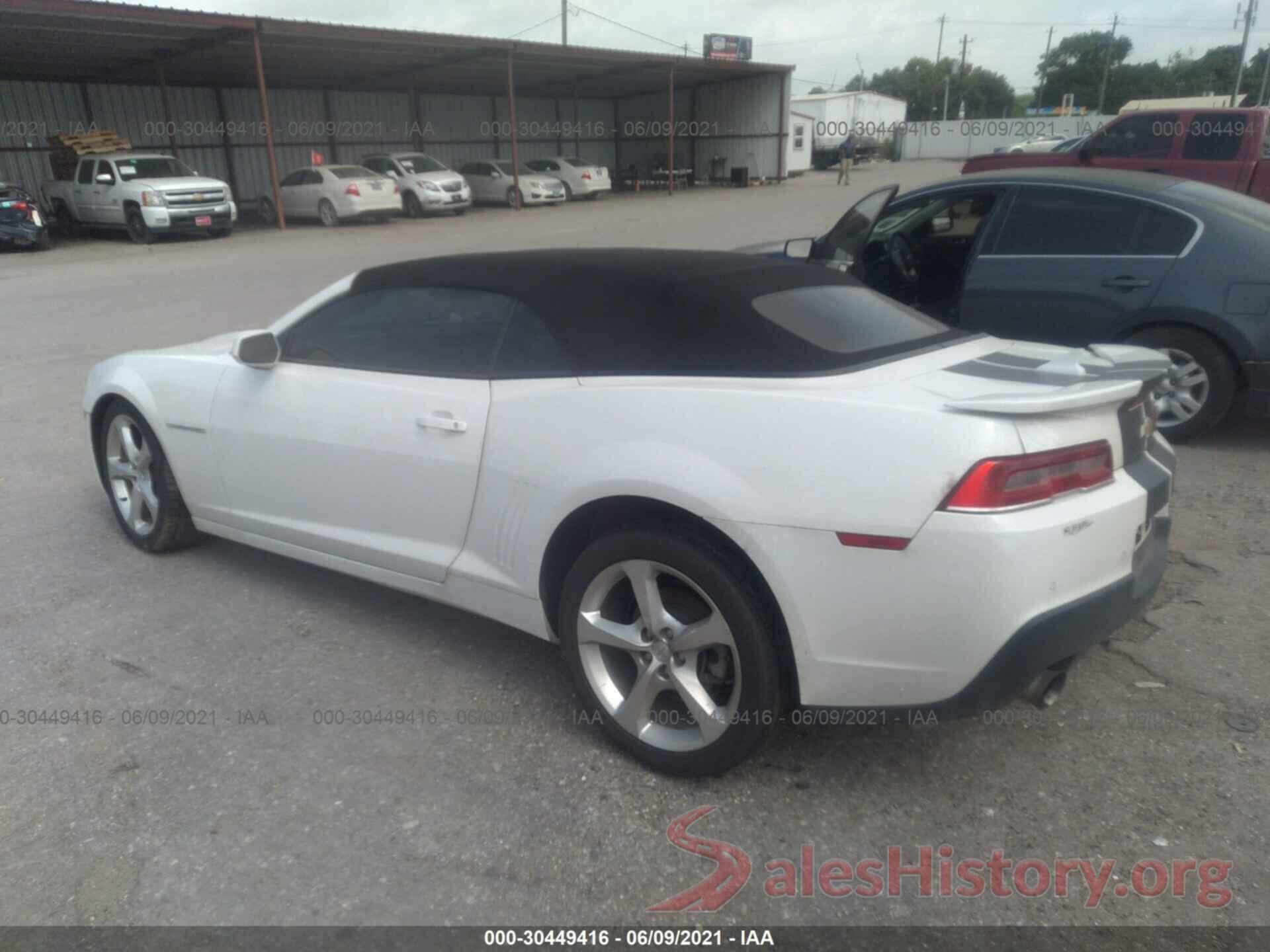 2G1FF3D30F9276622 2015 CHEVROLET CAMARO