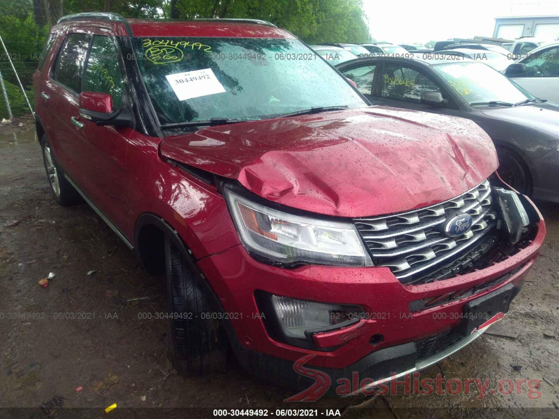 1FM5K8F87GGB60711 2016 FORD EXPLORER