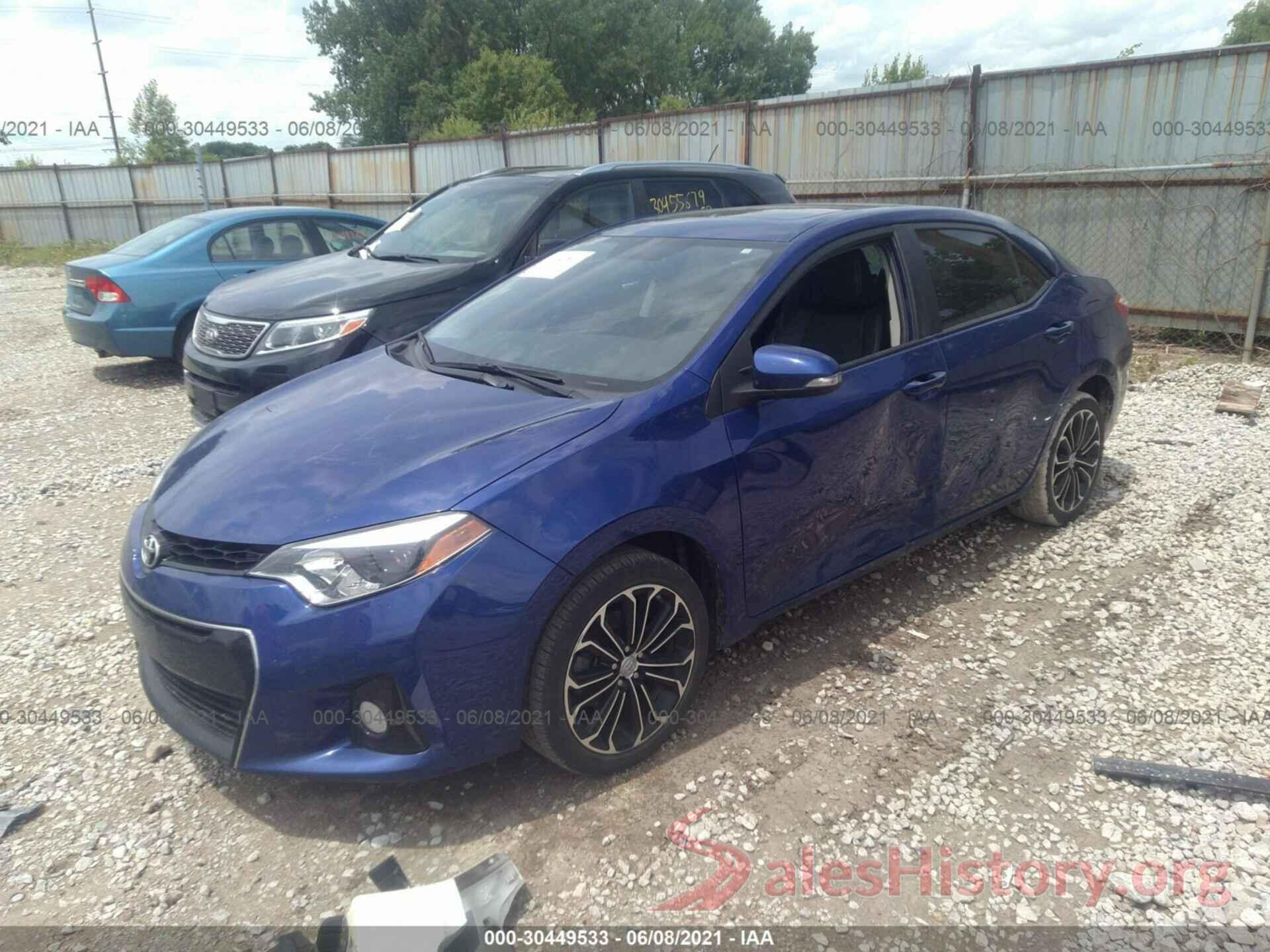 5YFBURHE8GP483089 2016 TOYOTA COROLLA