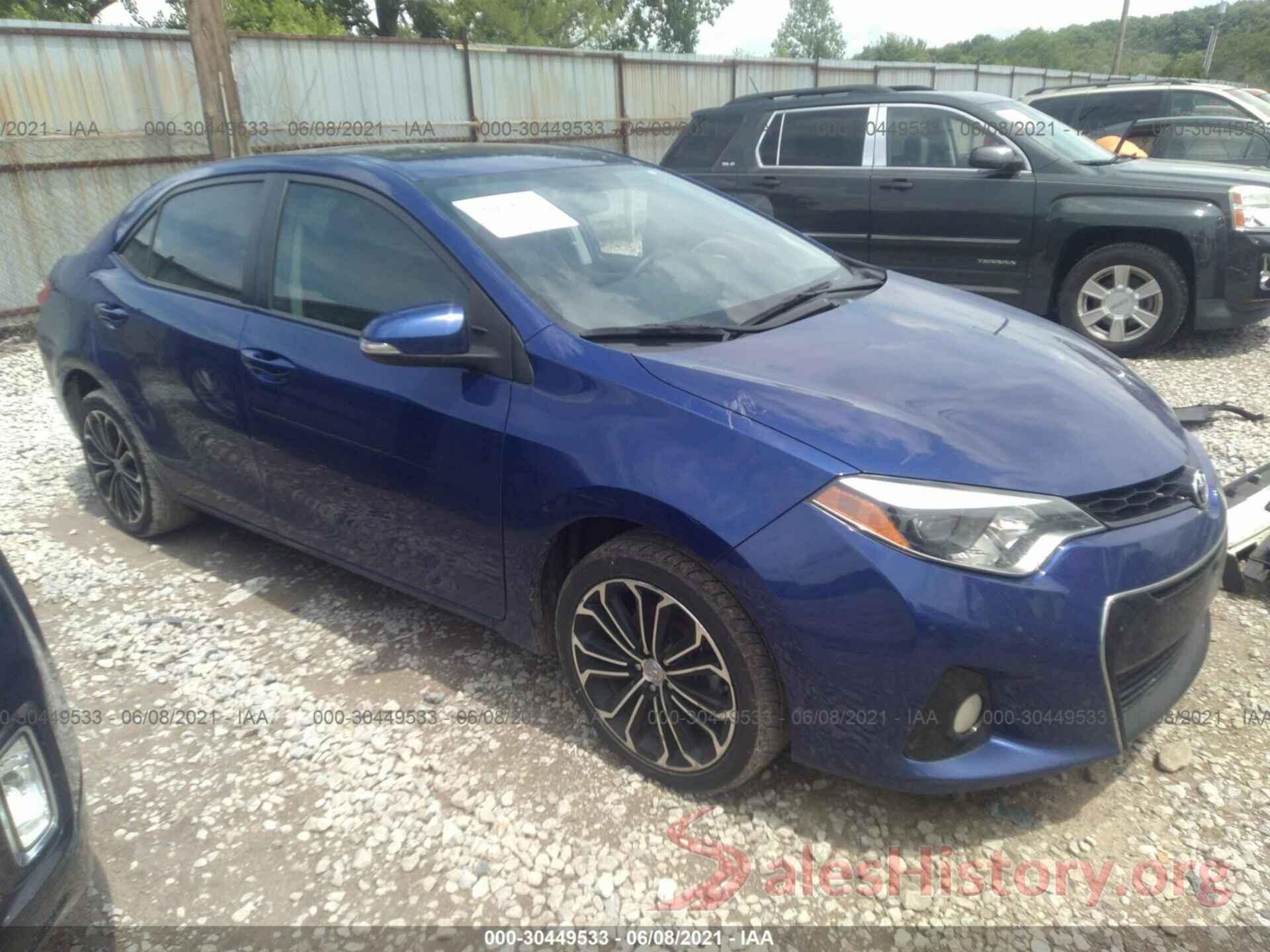 5YFBURHE8GP483089 2016 TOYOTA COROLLA