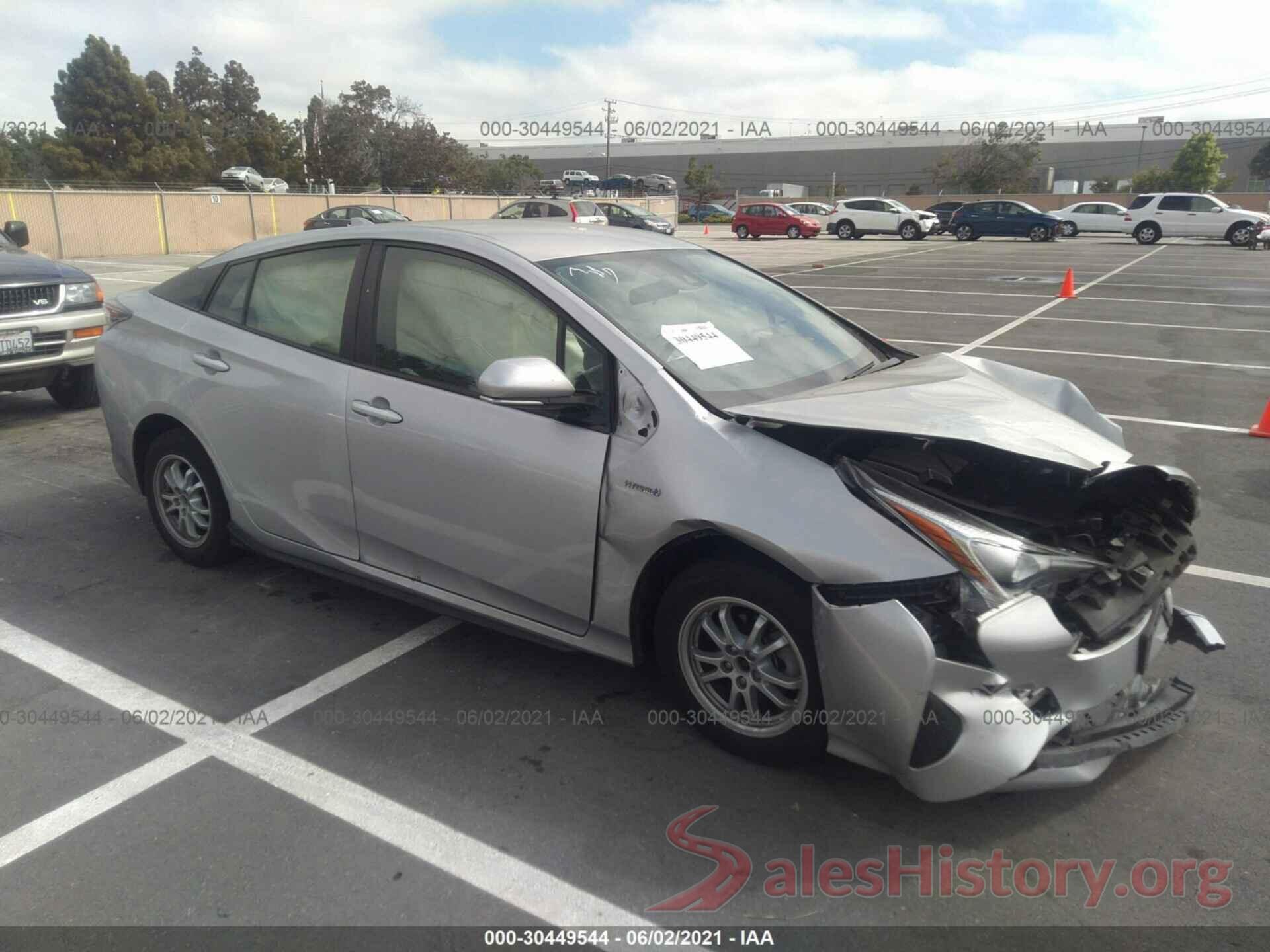 JTDKBRFU4J3599356 2018 TOYOTA PRIUS