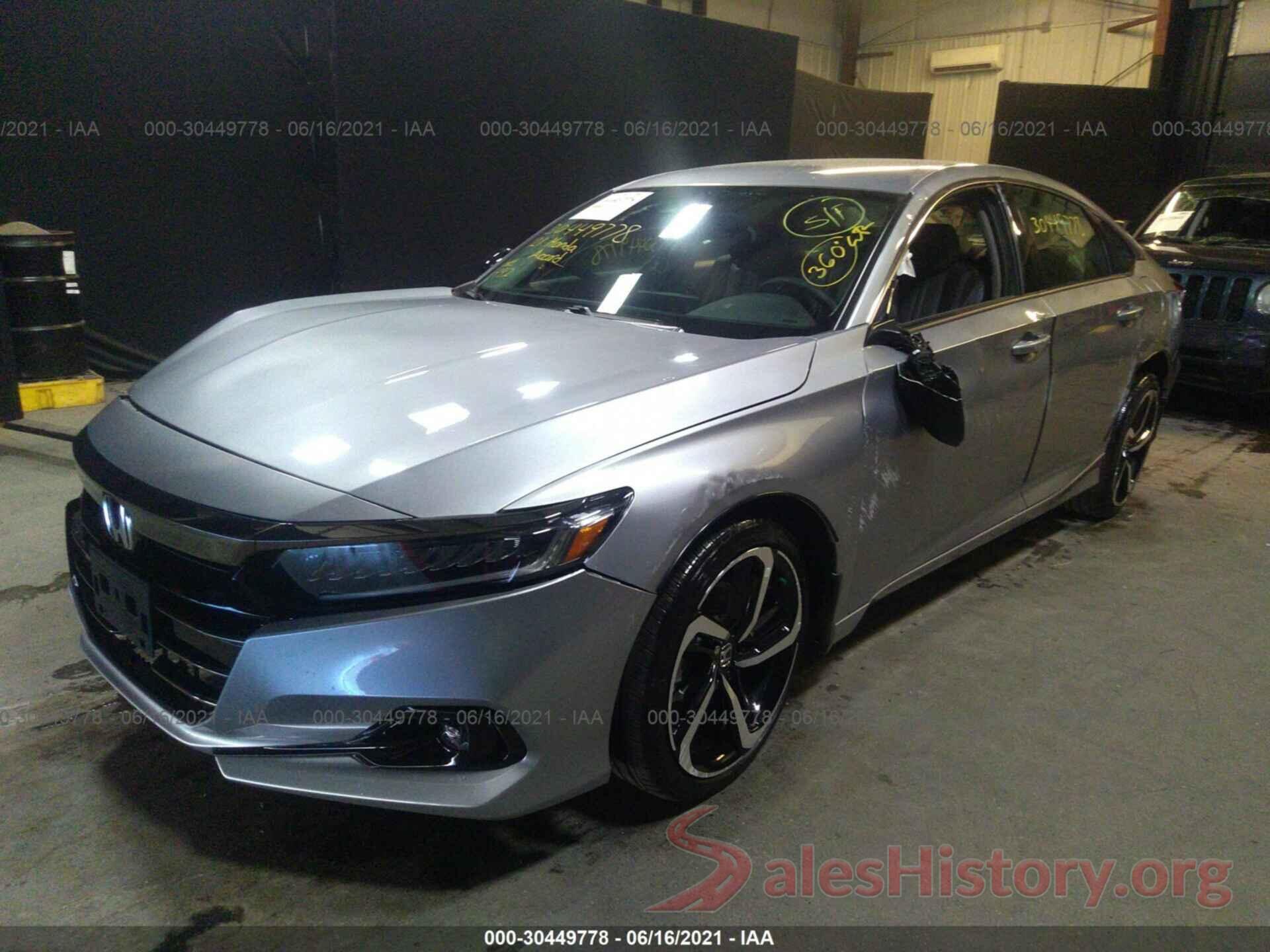 1HGCV1F41MA045786 2021 HONDA ACCORD SEDAN