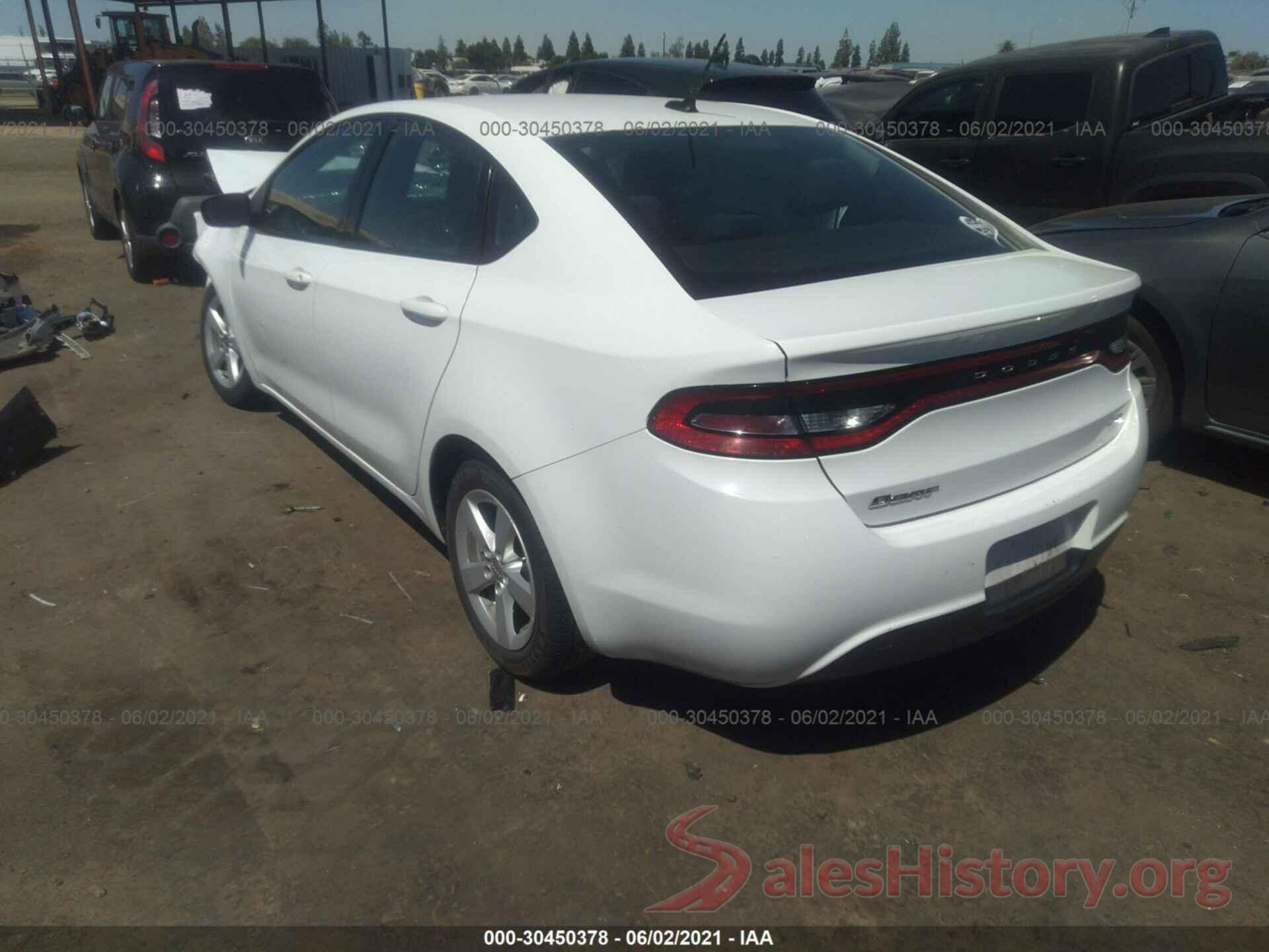 1C3CDFBB7GD766401 2016 DODGE DART