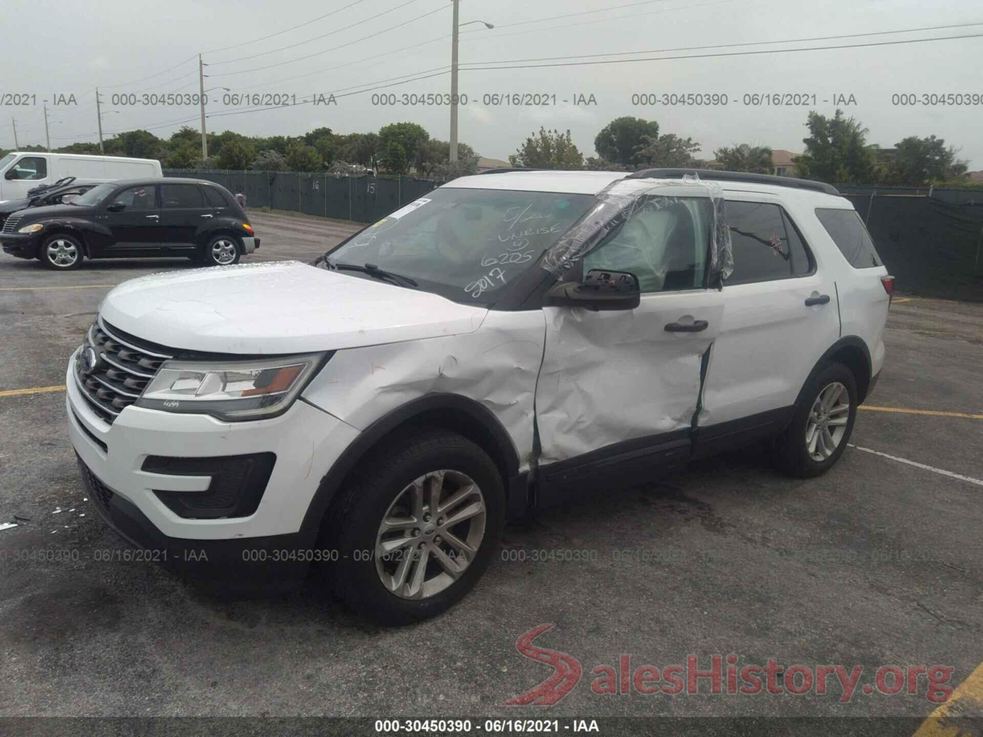 1FM5K7B80HGA26205 2017 FORD EXPLORER