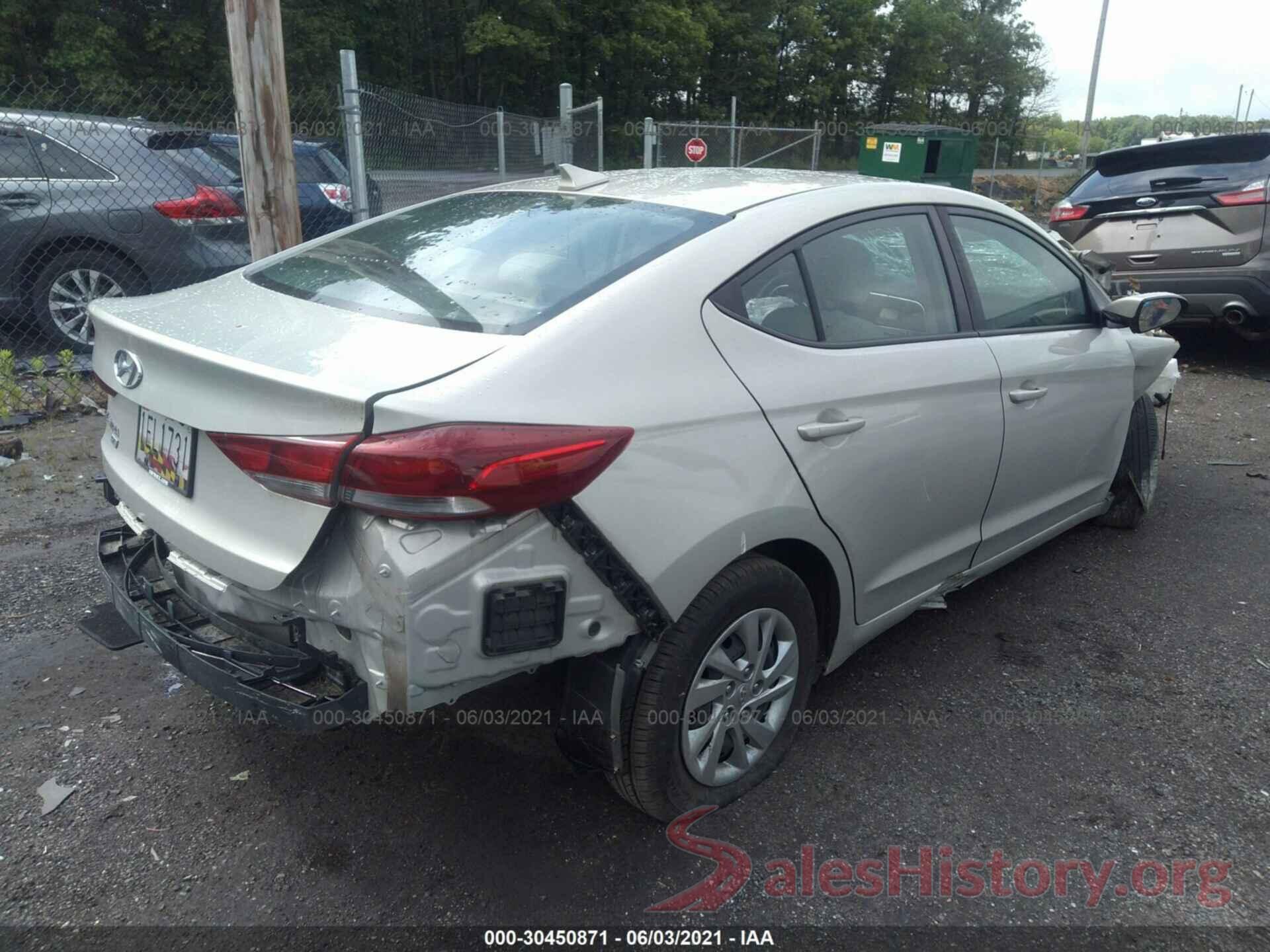 KMHD74LF2HU315483 2017 HYUNDAI ELANTRA