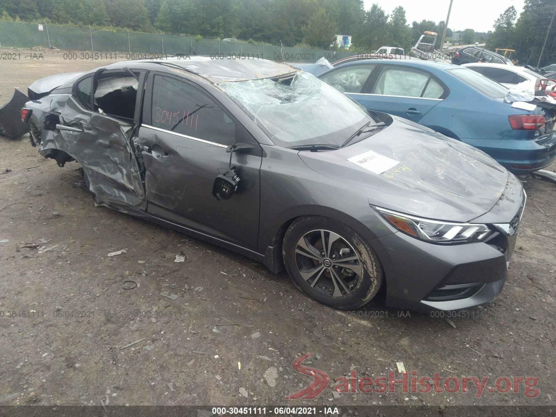 3N1AB8CV9LY216740 2020 NISSAN SENTRA